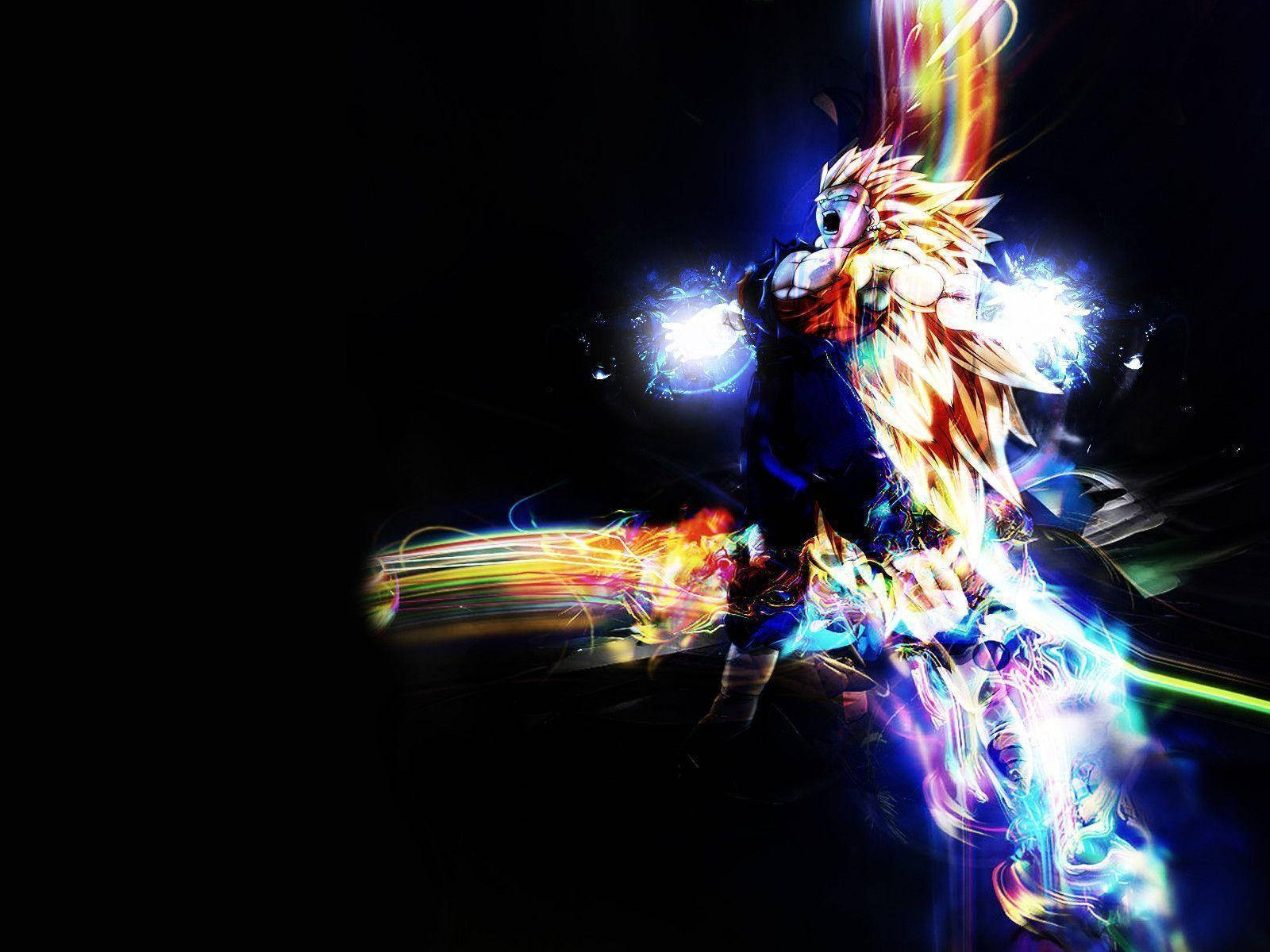 Vegito In Super Saiyan 3 Mode Background