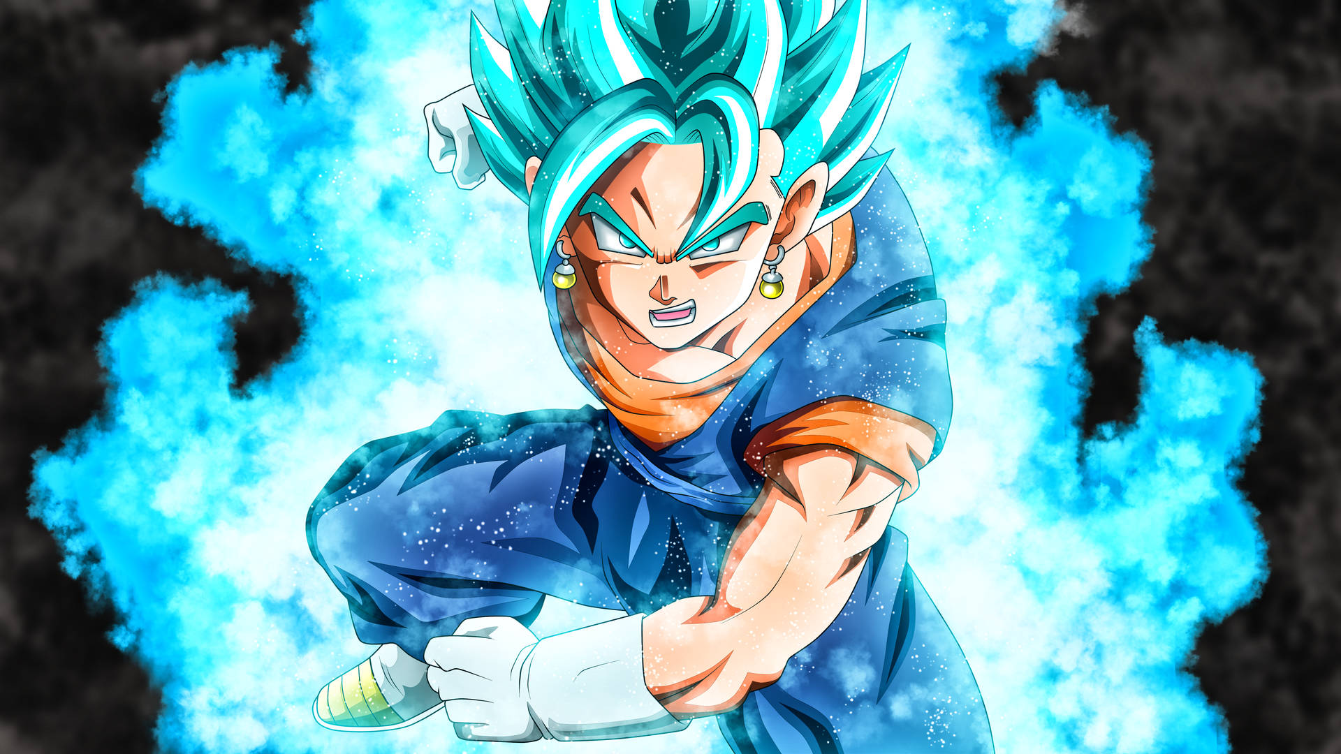 Vegito Ready To Punch Background