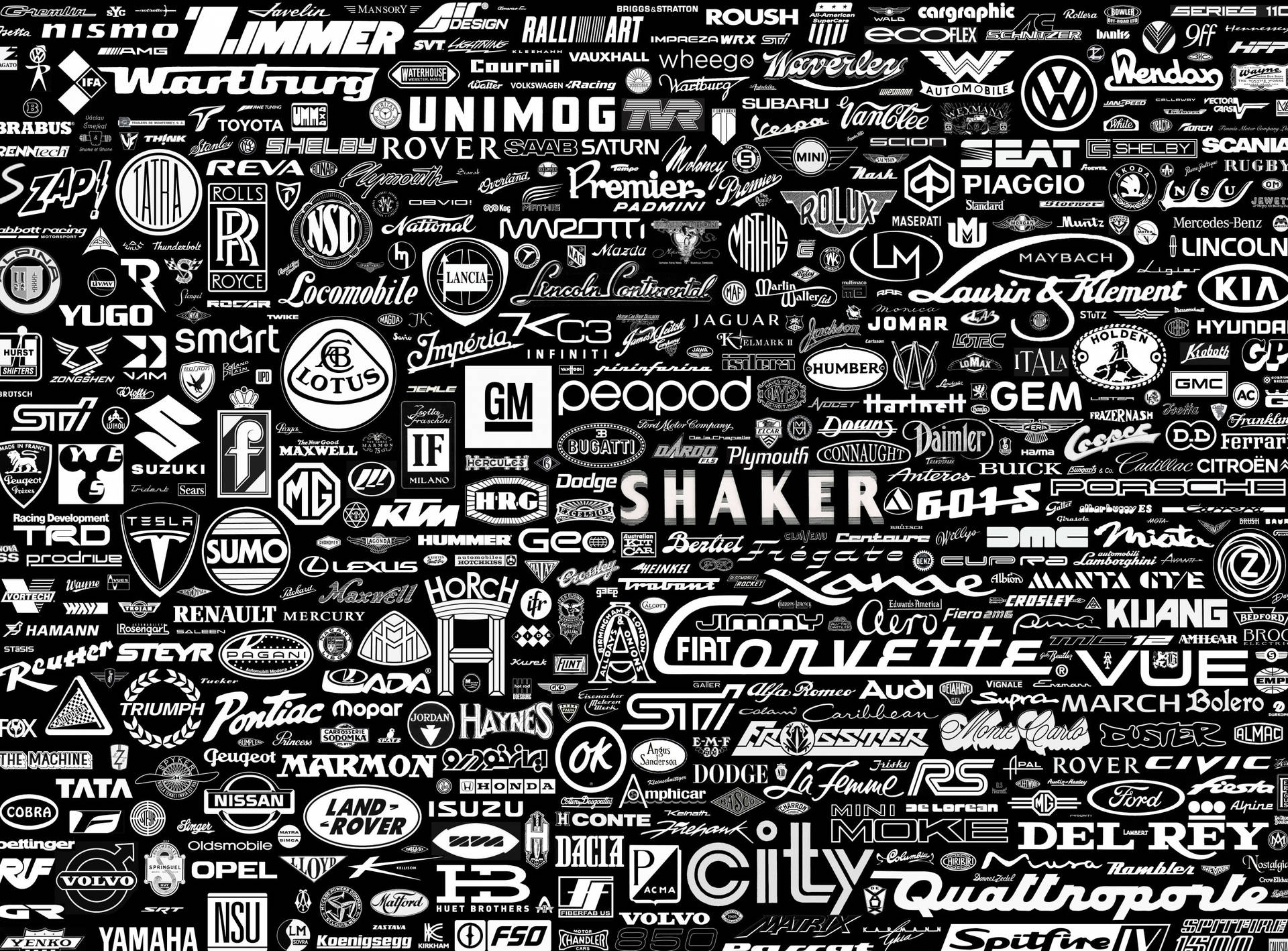 Vehicle Brands Background