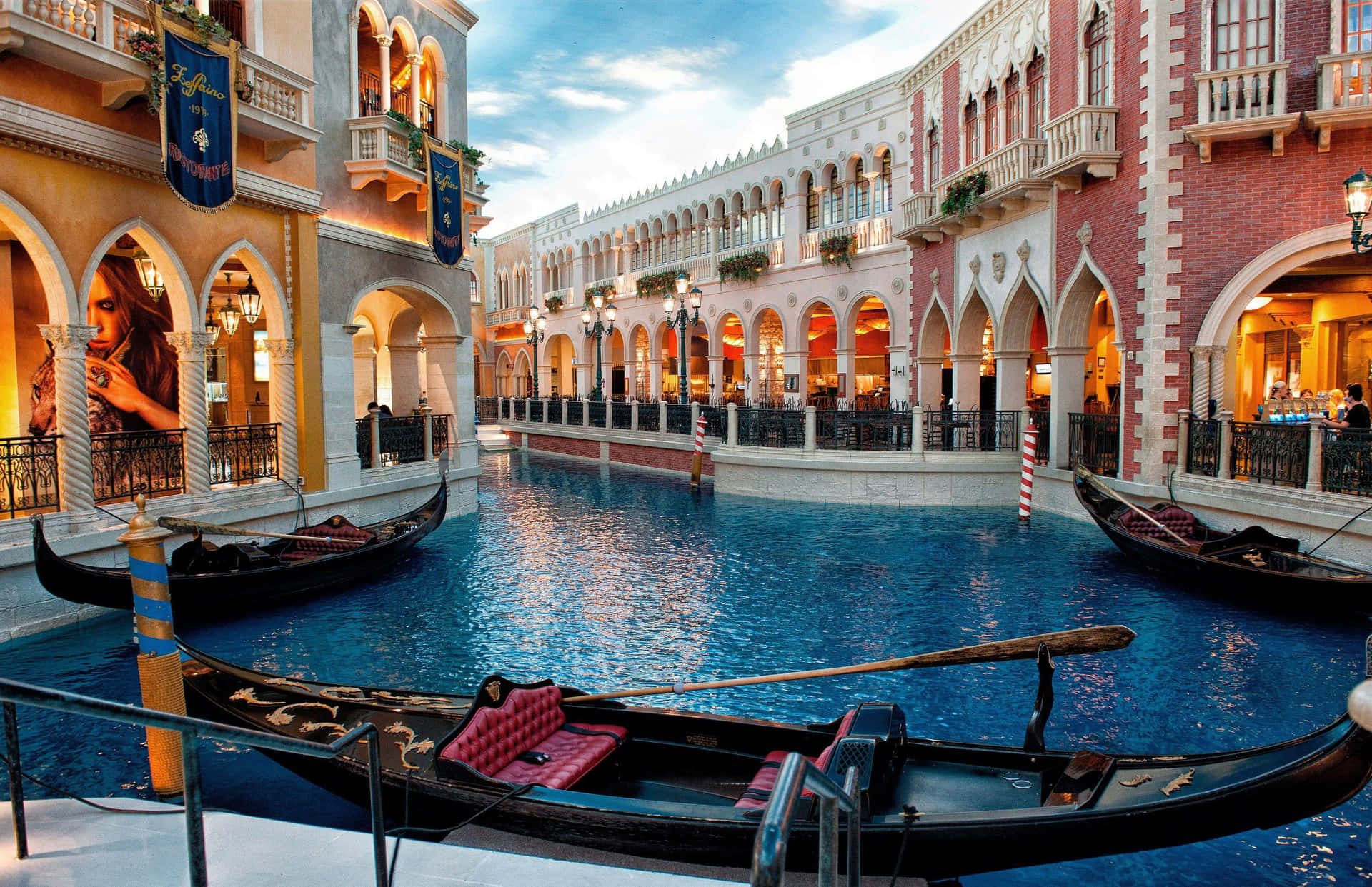 Venetian Indoor Canal Gondolas