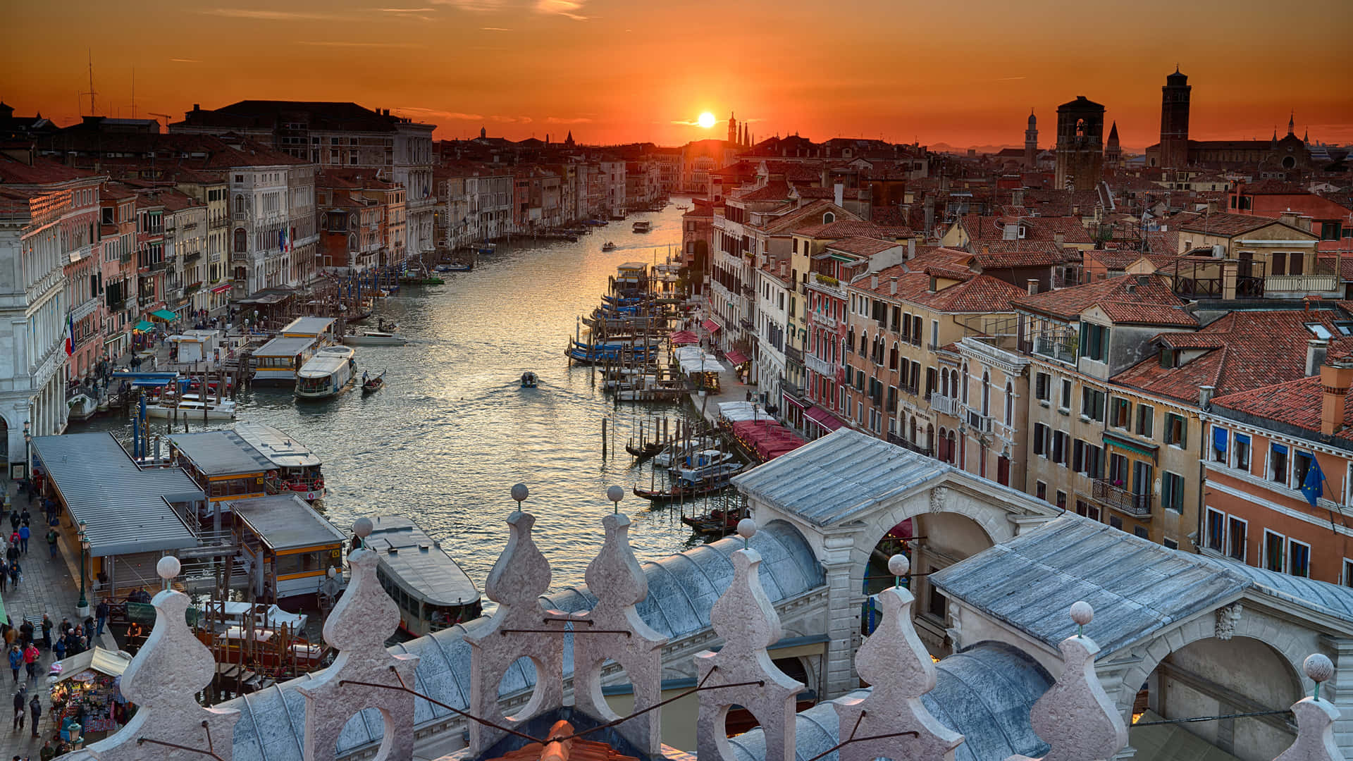 Venetian Sunset Grand Canal View