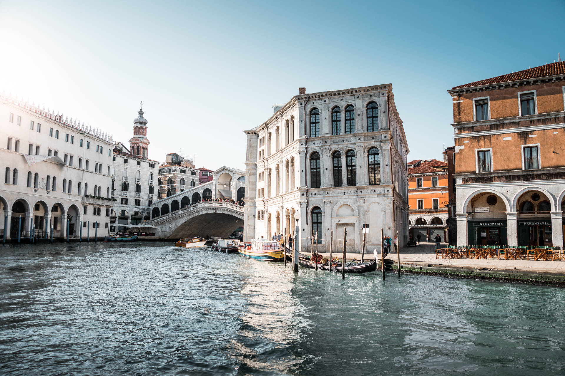Venice's Rialto Bridge Best 4k Background