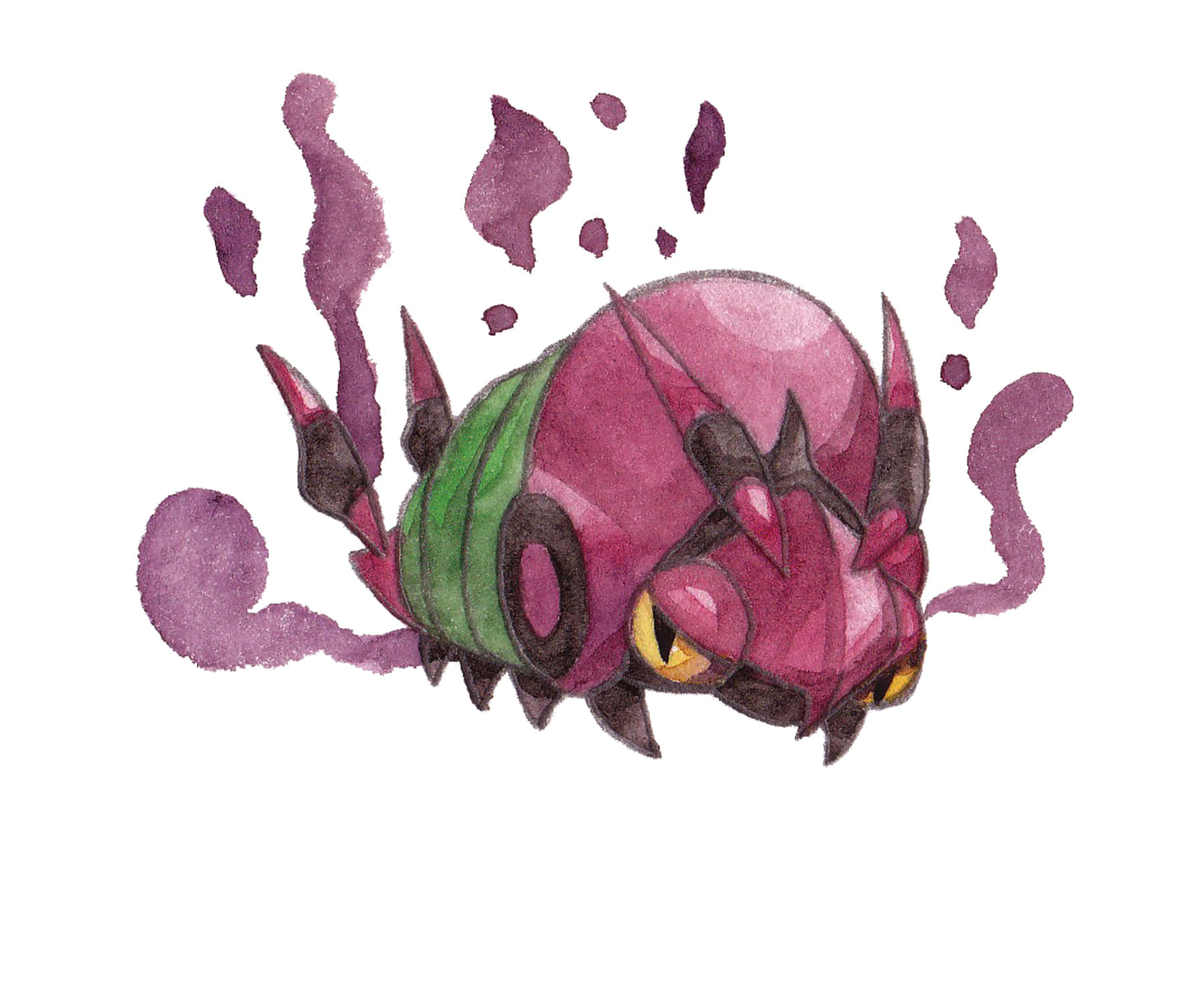 Venipede White Art Background