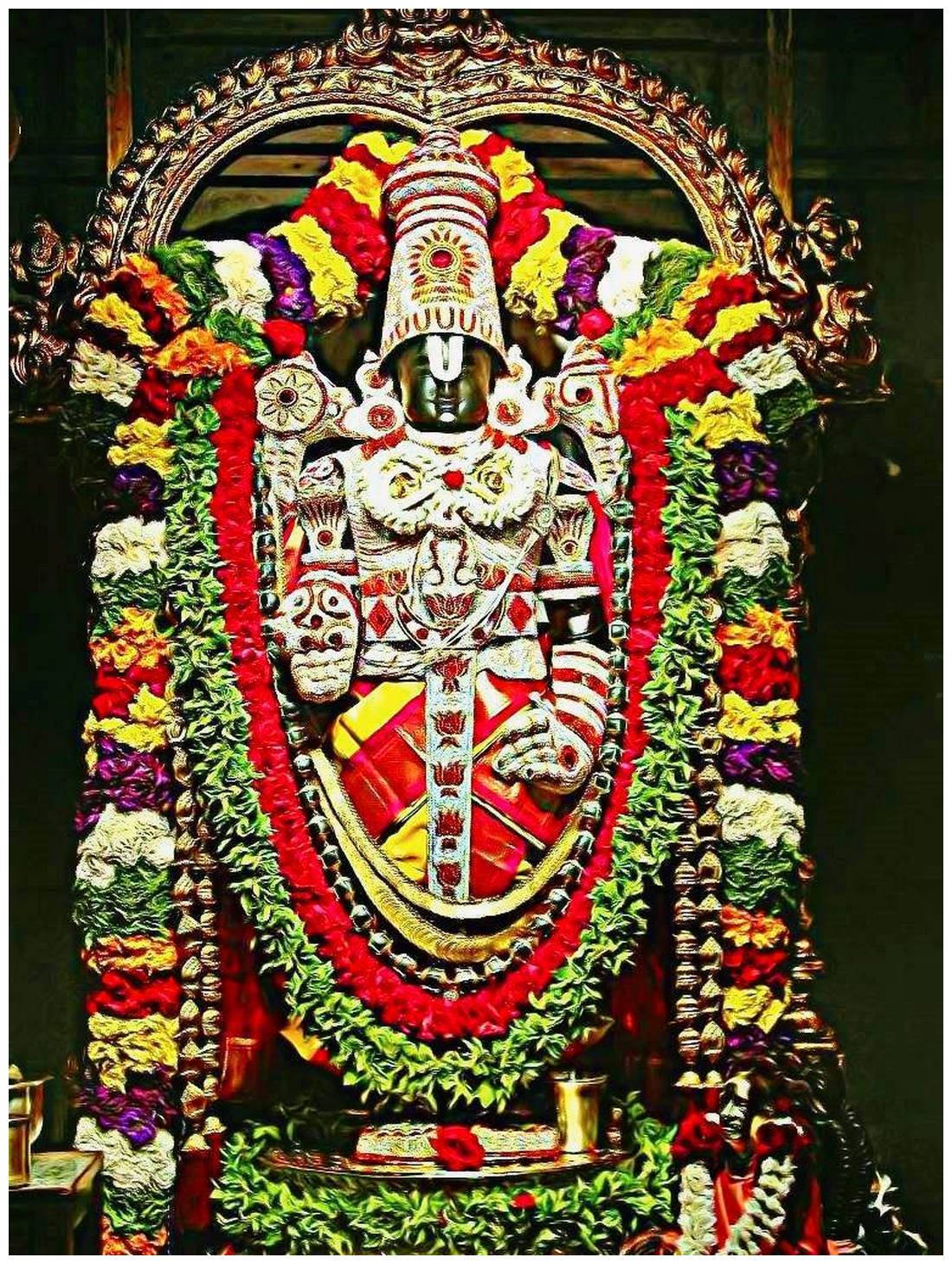 Venkateswara Swamy Form Of God Vishnu