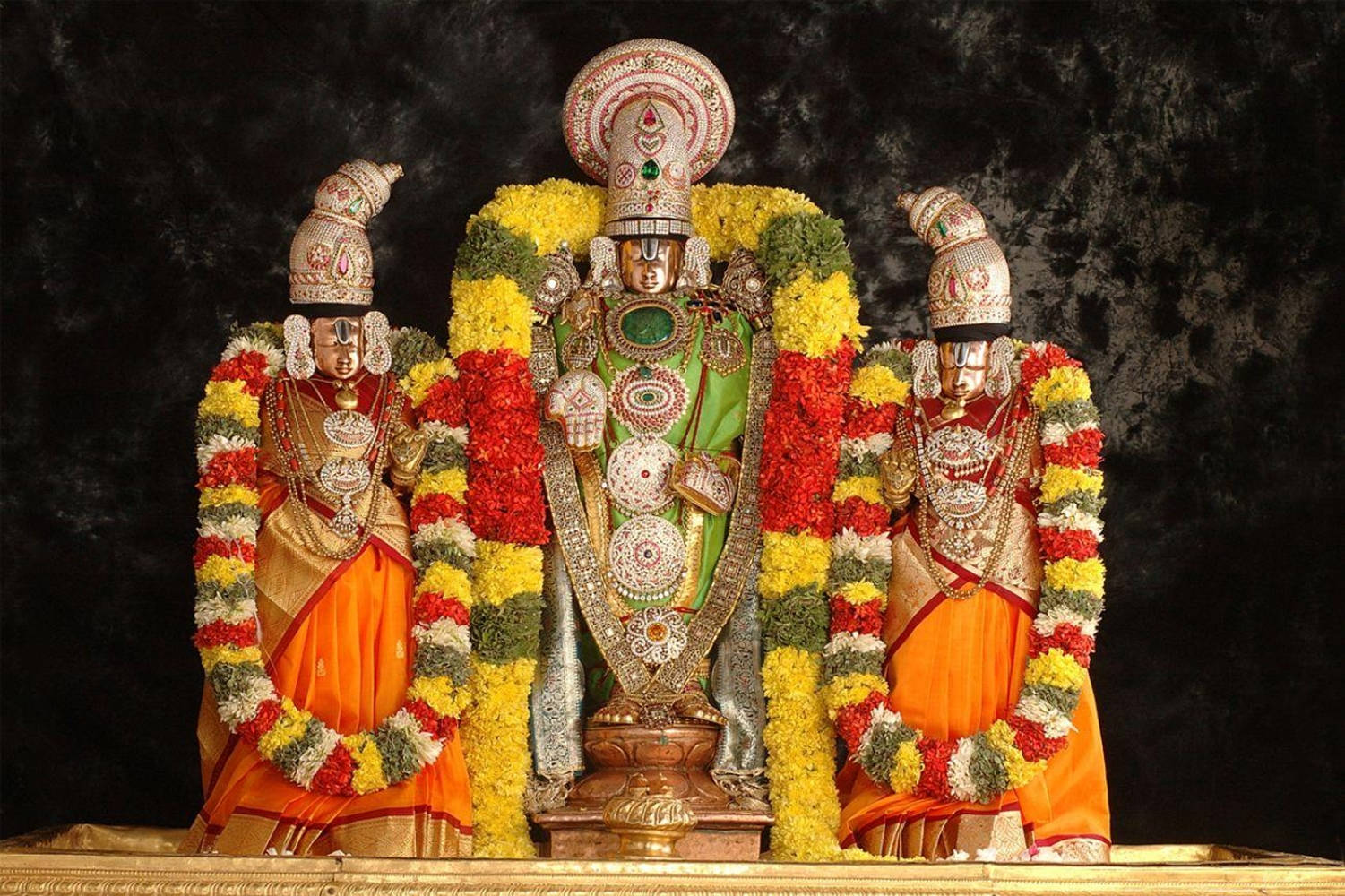 Venkateswara Swamy With Sridevi And Bhudevi