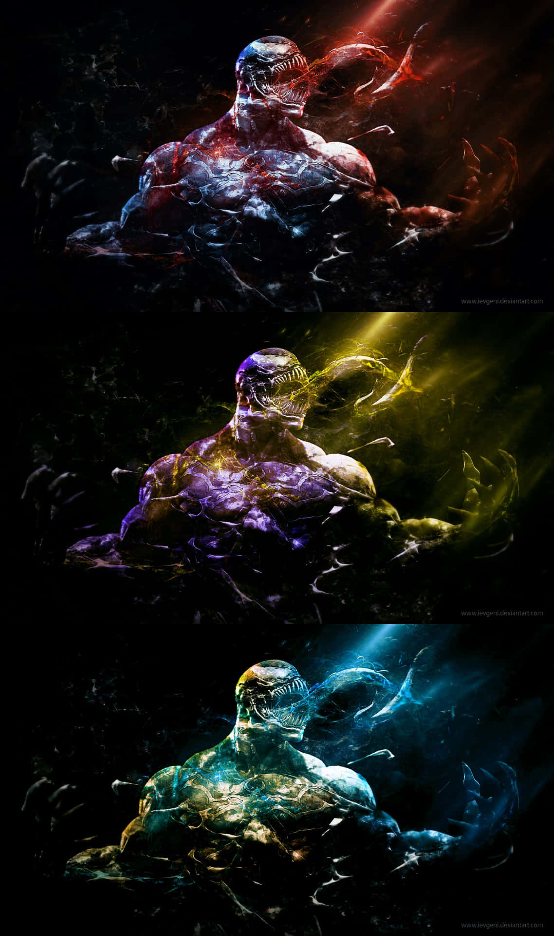 Venom Abstract Drawing Background
