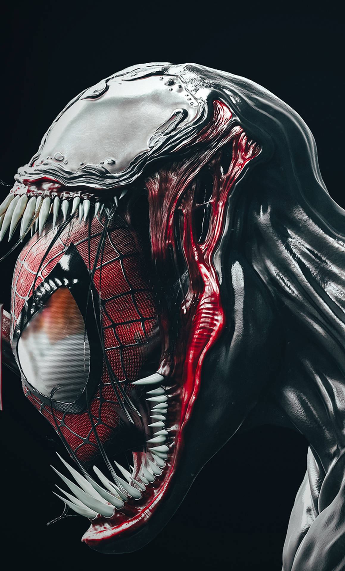 Venom And Carnage Face Off In An Epic Battle Background