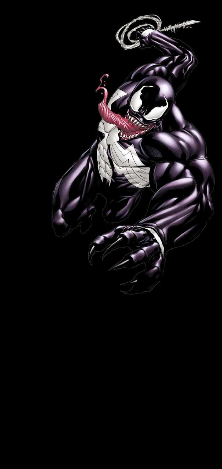 Venom Black Abstract