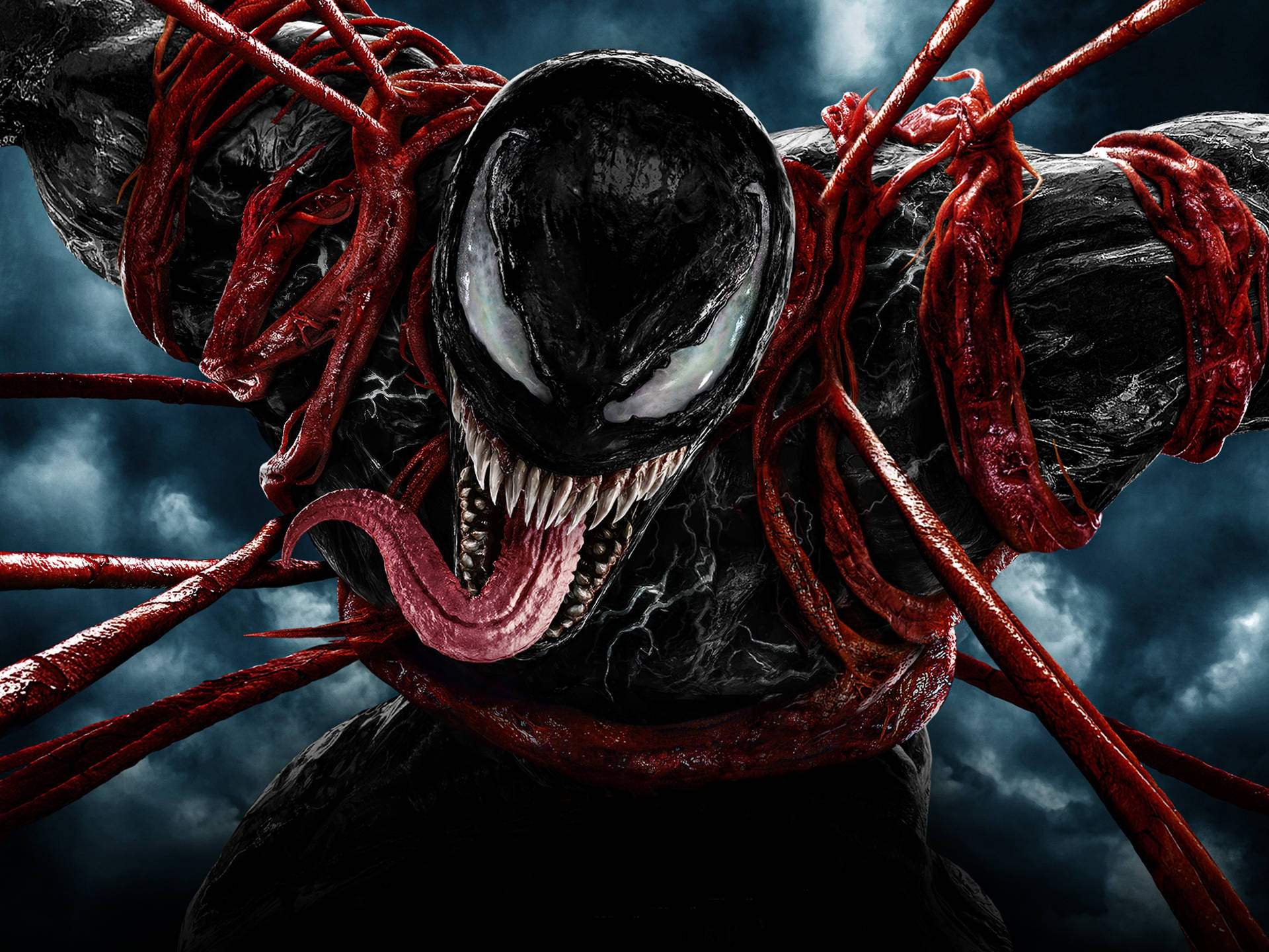 Venom Engulfed In Carnage's Arms In Full 4k Ultra Hd