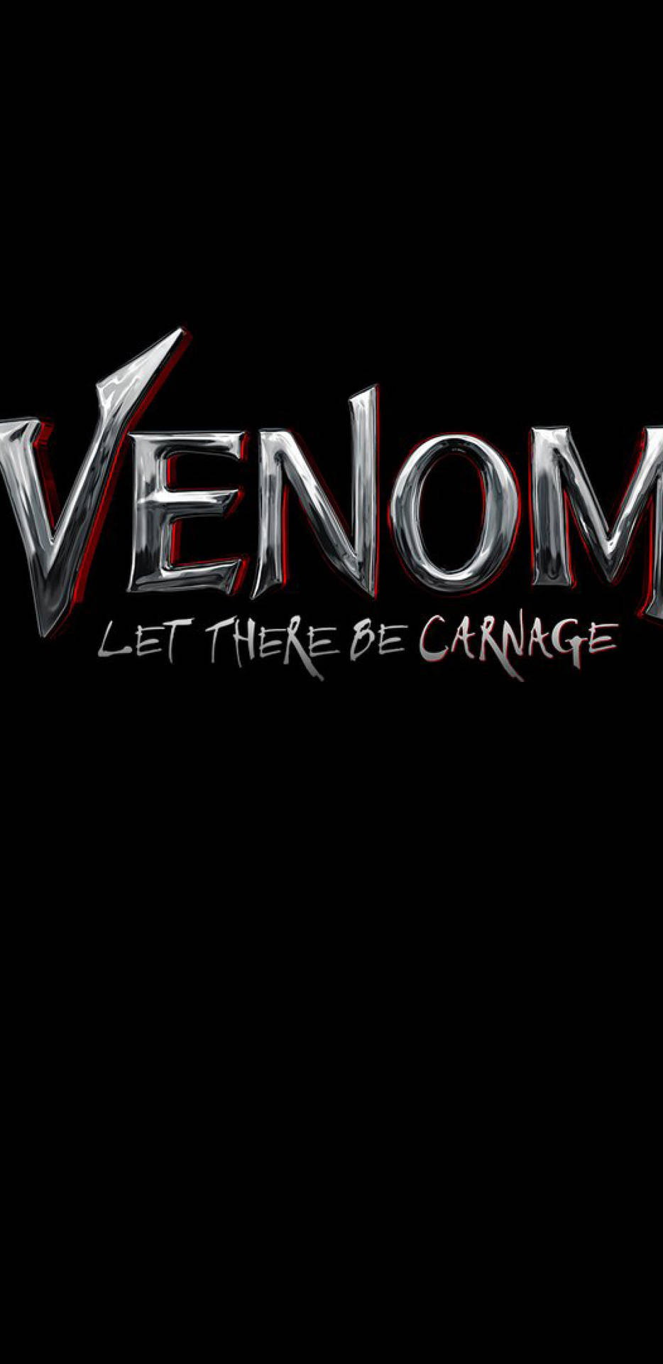Venom Let There Be Carnage Lettering Background