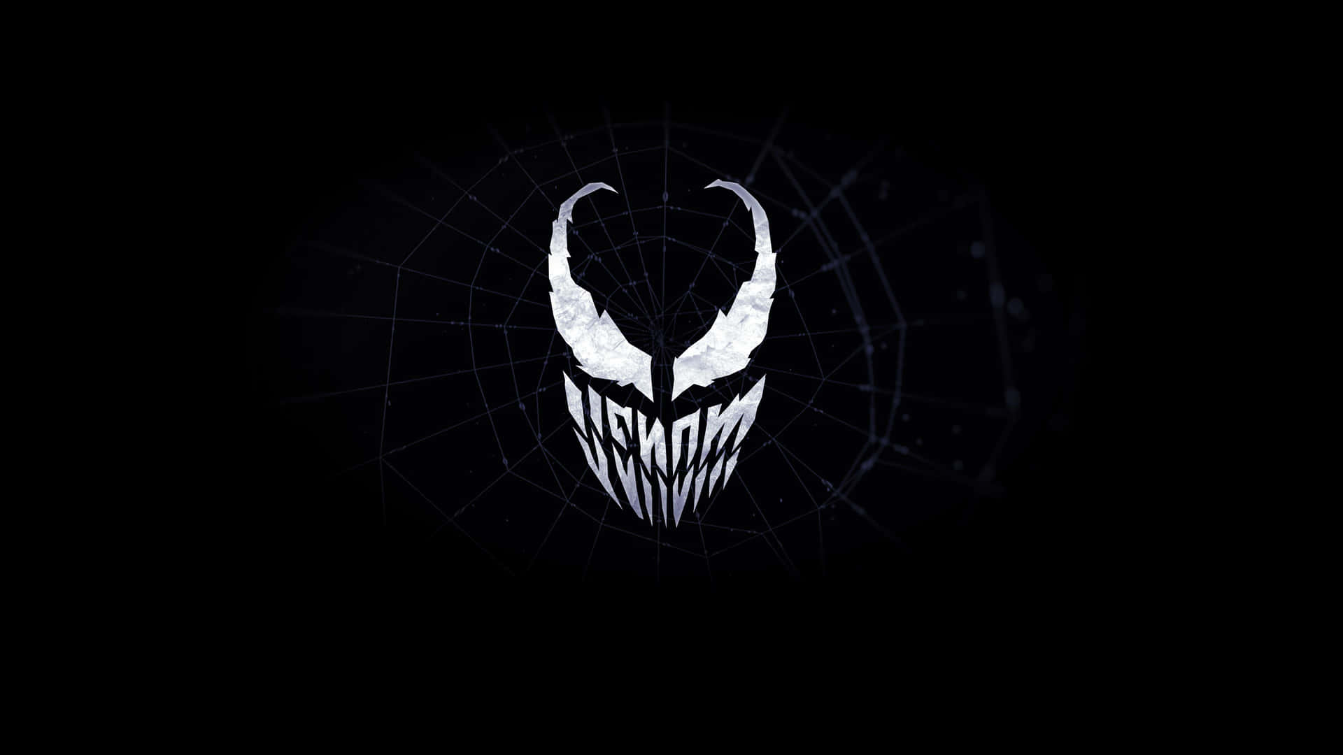 Venom Logo On A Black Background Background