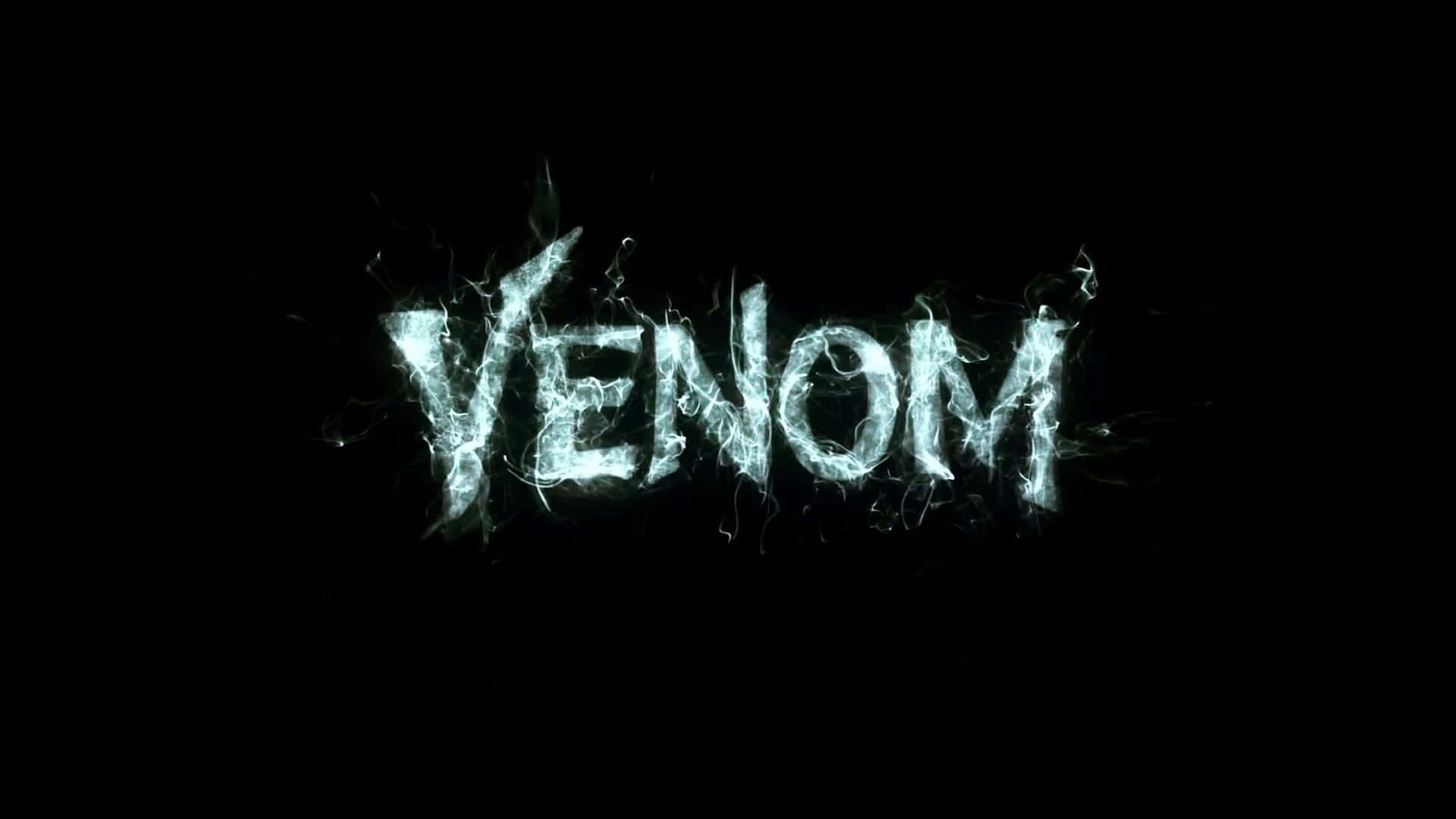Venom Logo On A Black Background Background