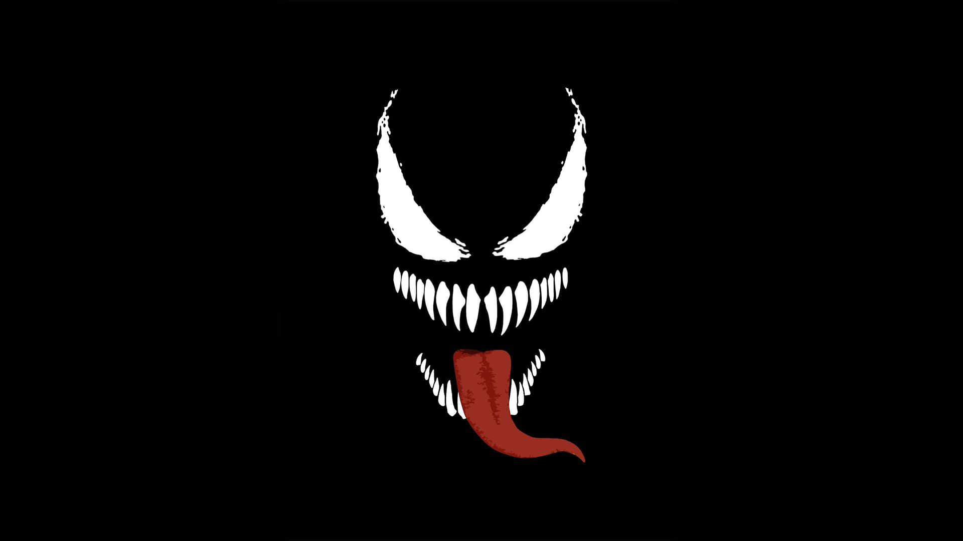 Venom Logo On A Black Background Background