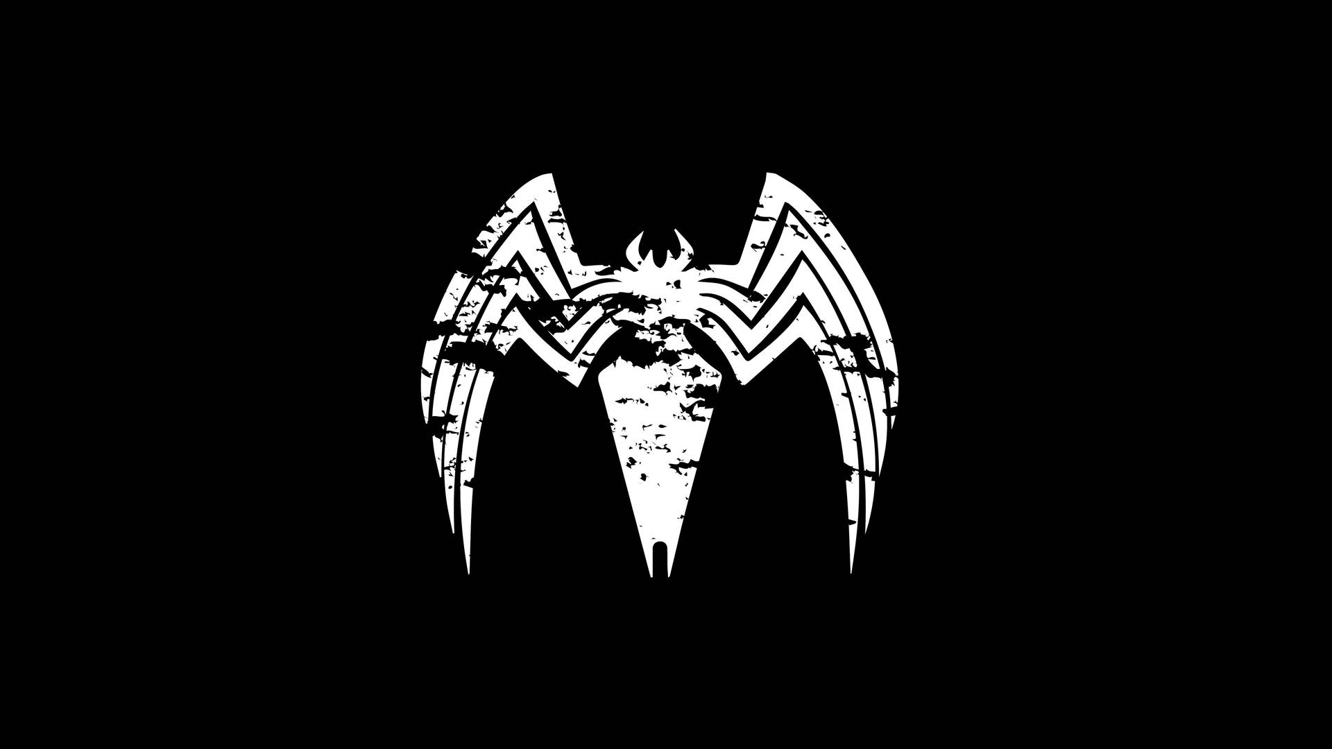 Venom Movie Black-and-white Logo Background