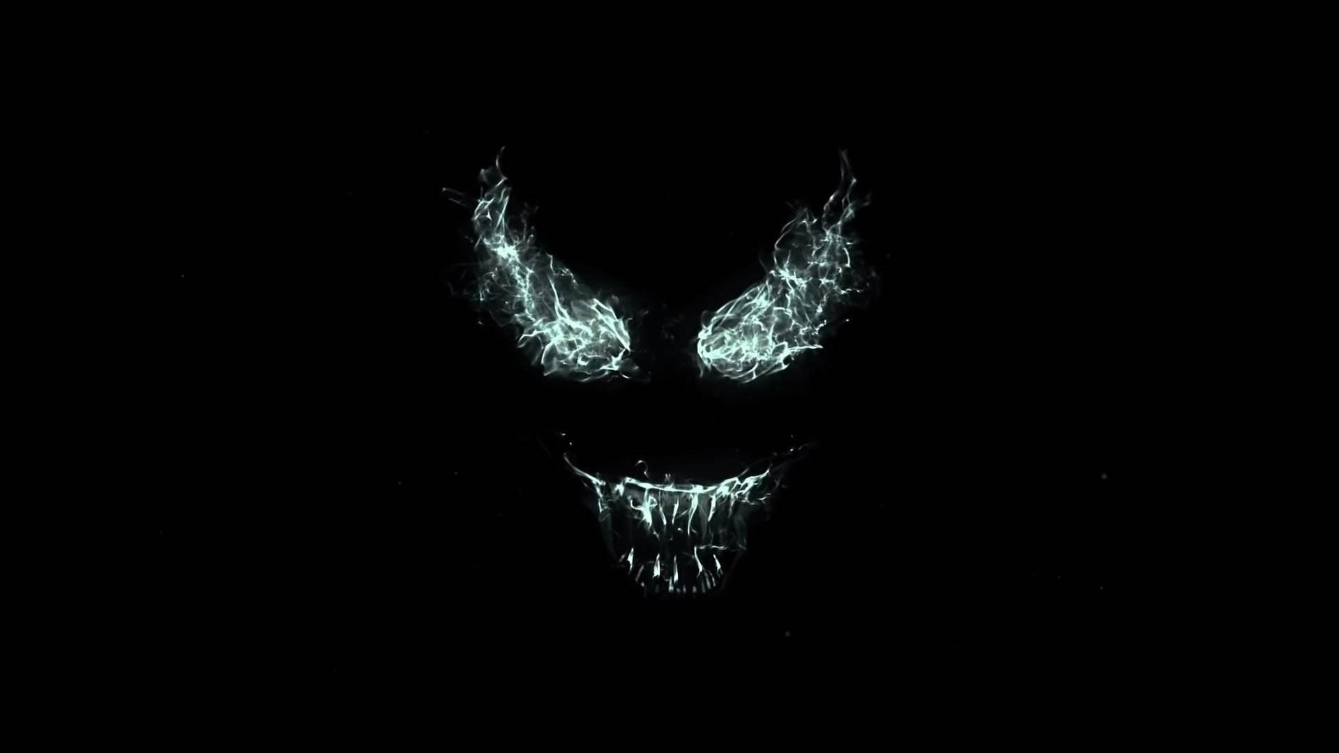 Venom Movie Creepy Face Background