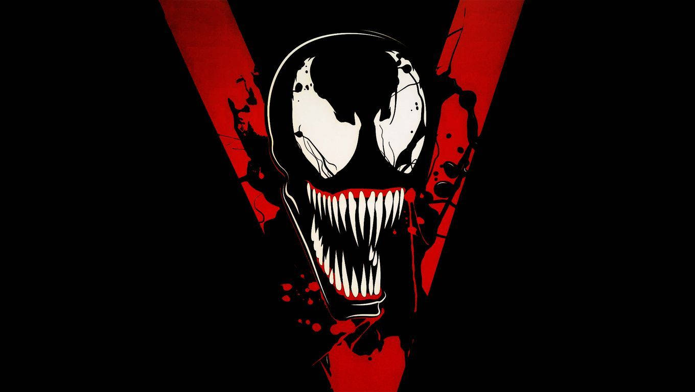 Venom Movie Grungy Portrait Background