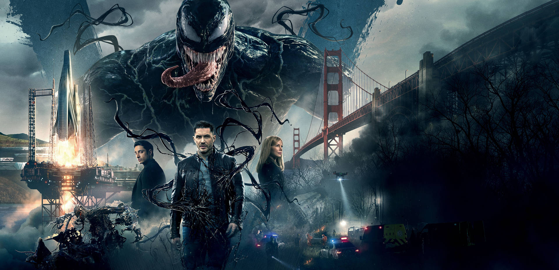 Venom Movie Main Characters Background