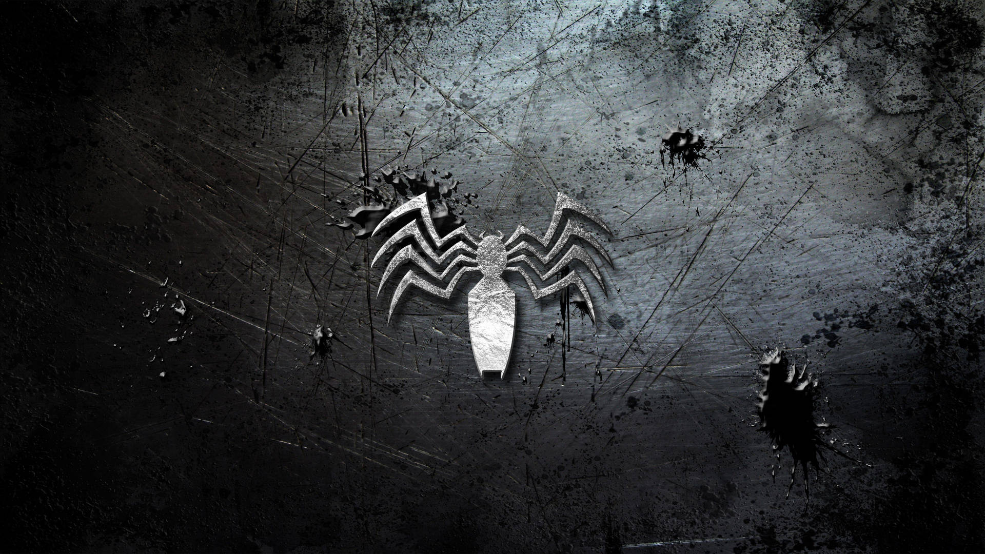 Venom Movie White Spider Logo