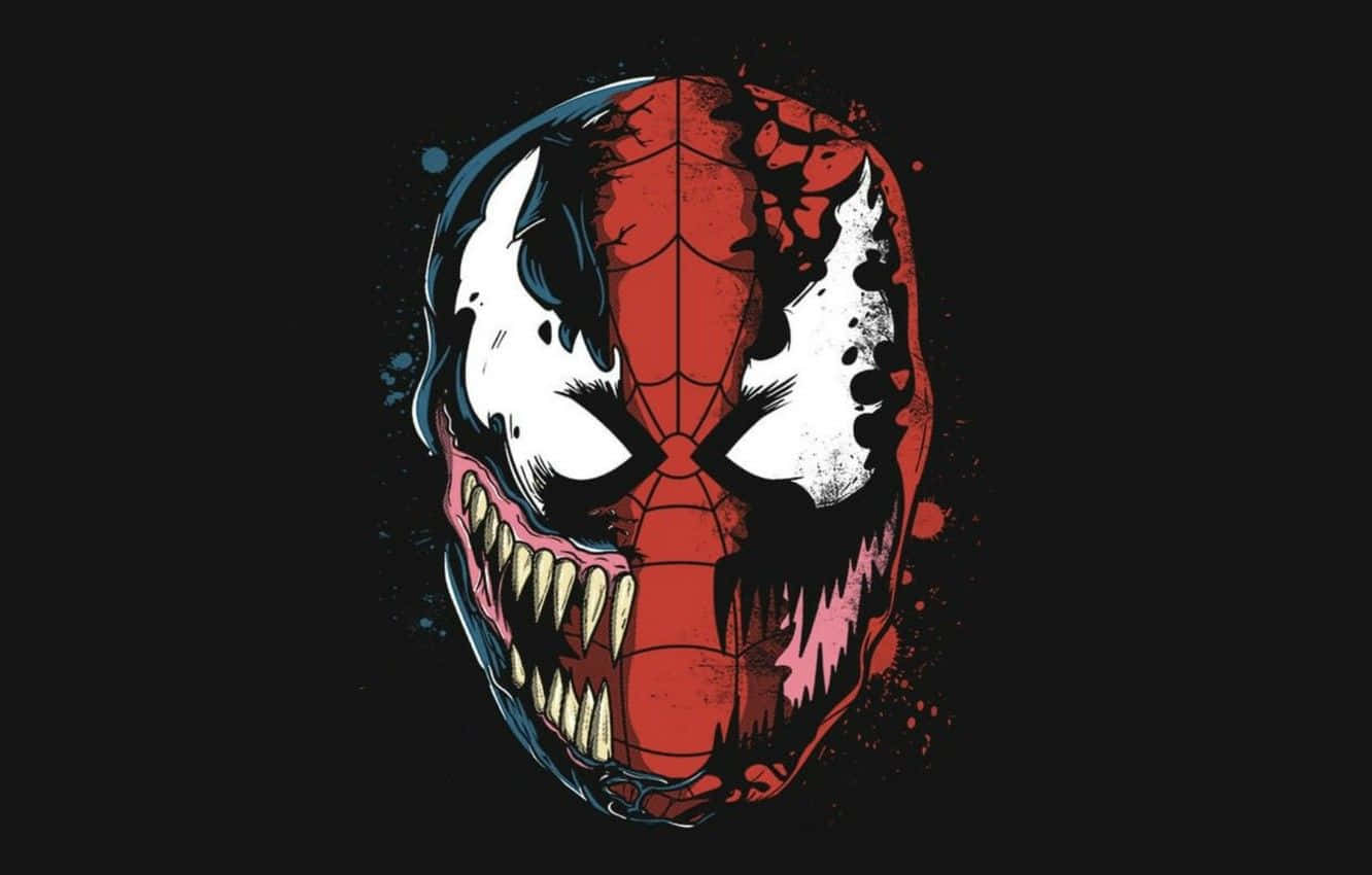 Venom Spider Man Mask Background