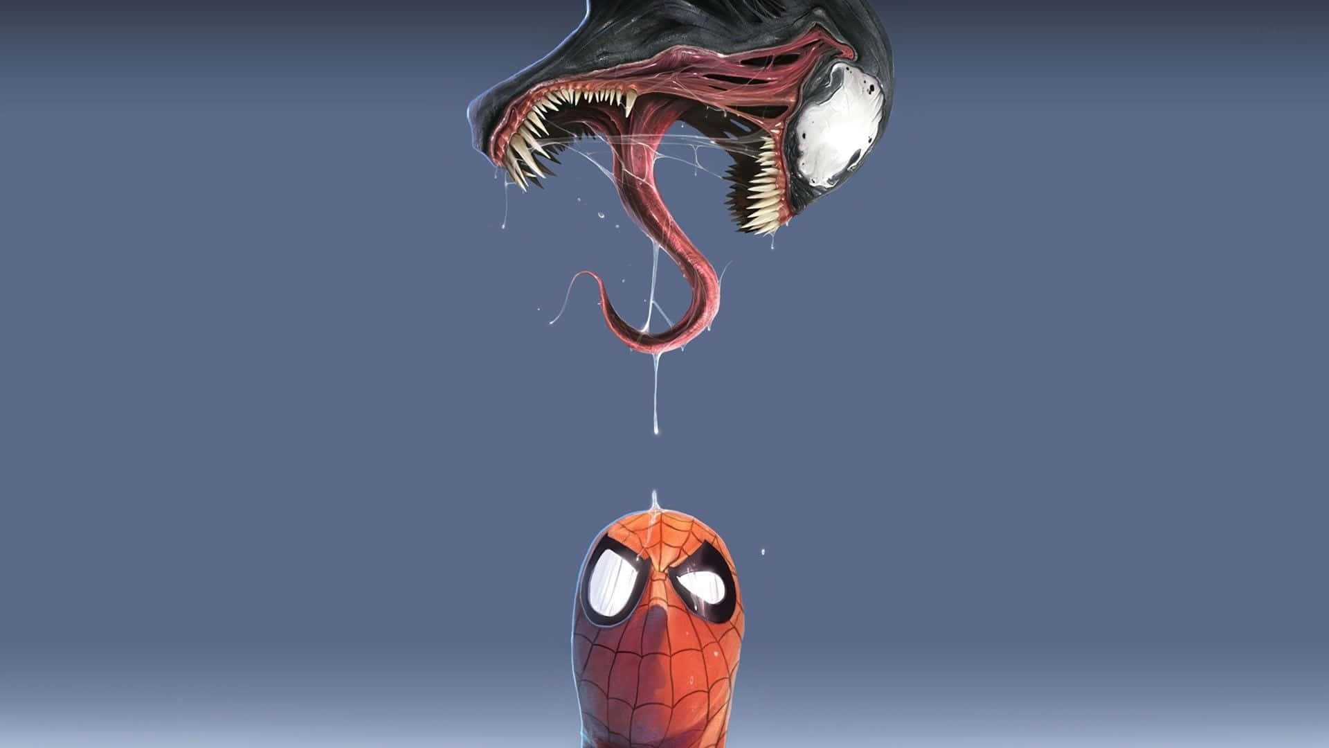 Venom Vs. Spider Man Art Background