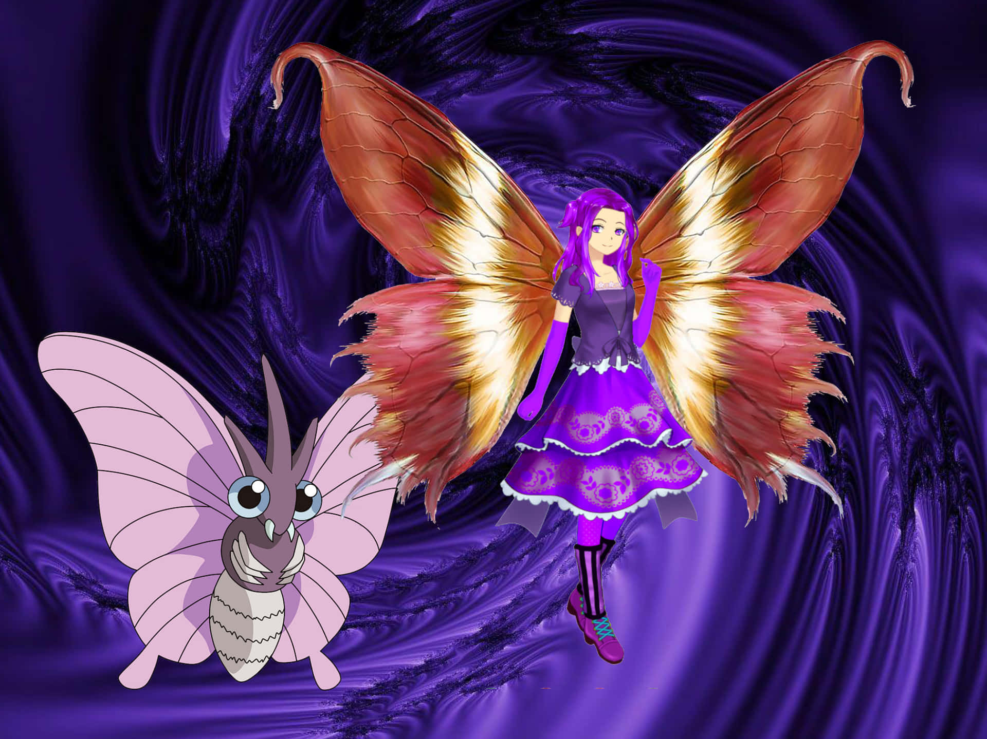 Venomoth With A Fairy