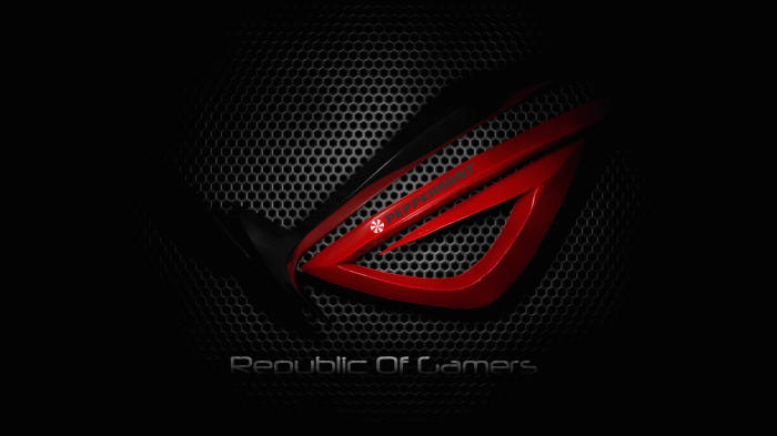 Vent Black And Red Asus Rog Loo Background