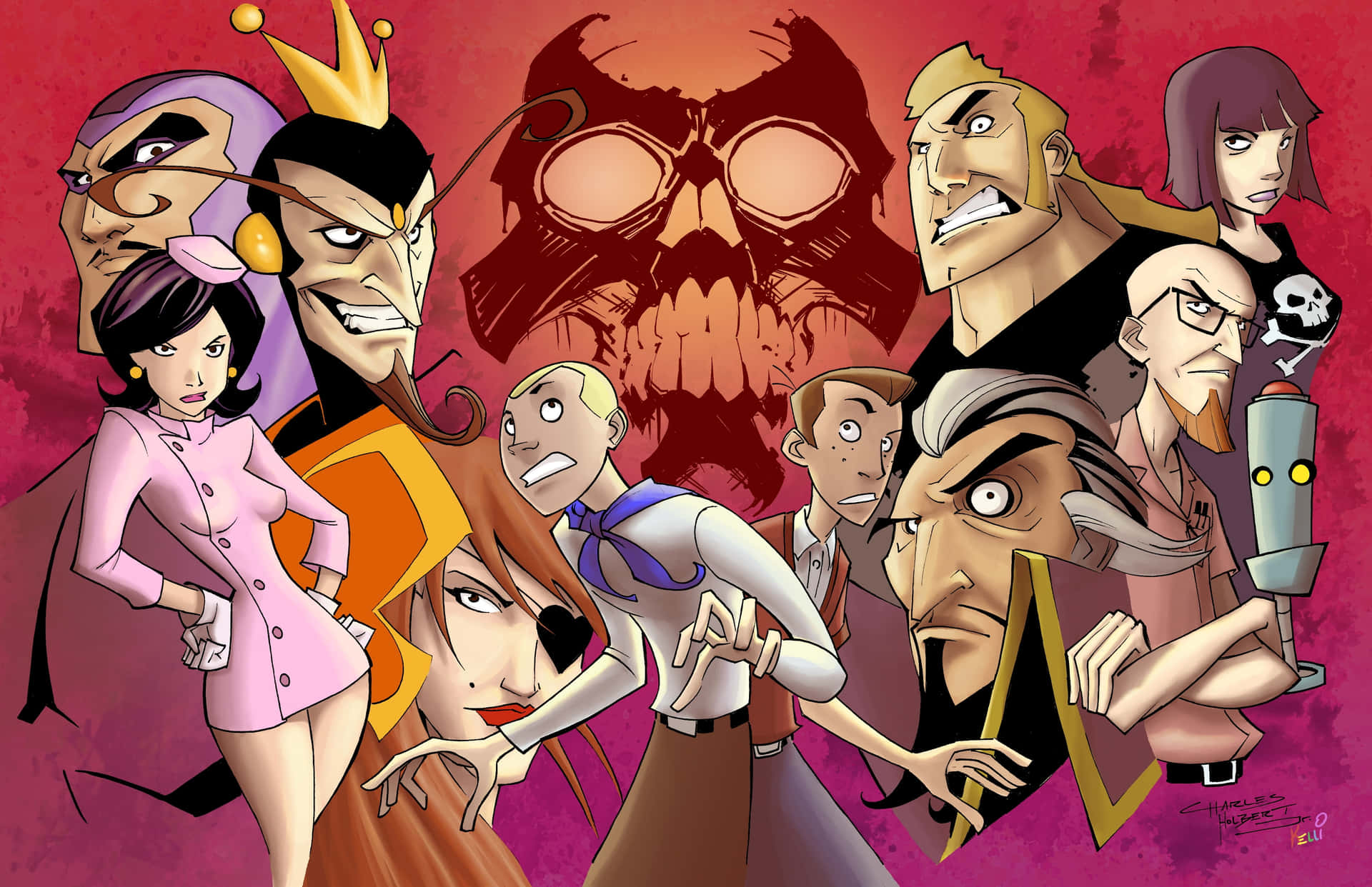 Venture Bros Character Collage Background