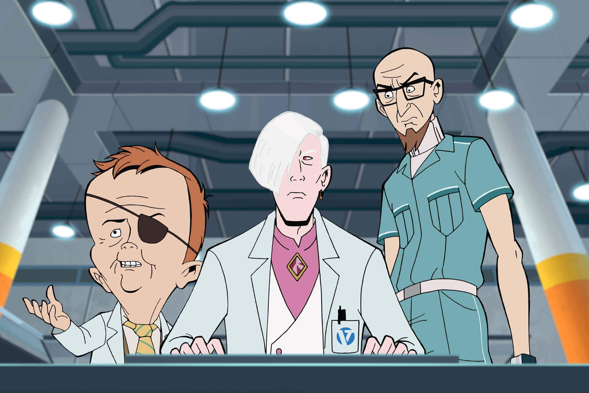 Venture Bros Charactersin Lab