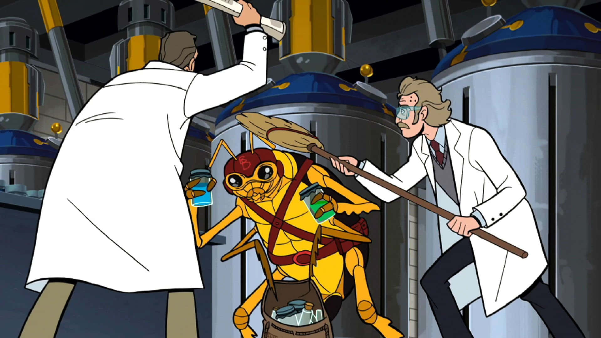 Venture Bros Lab Showdown Background
