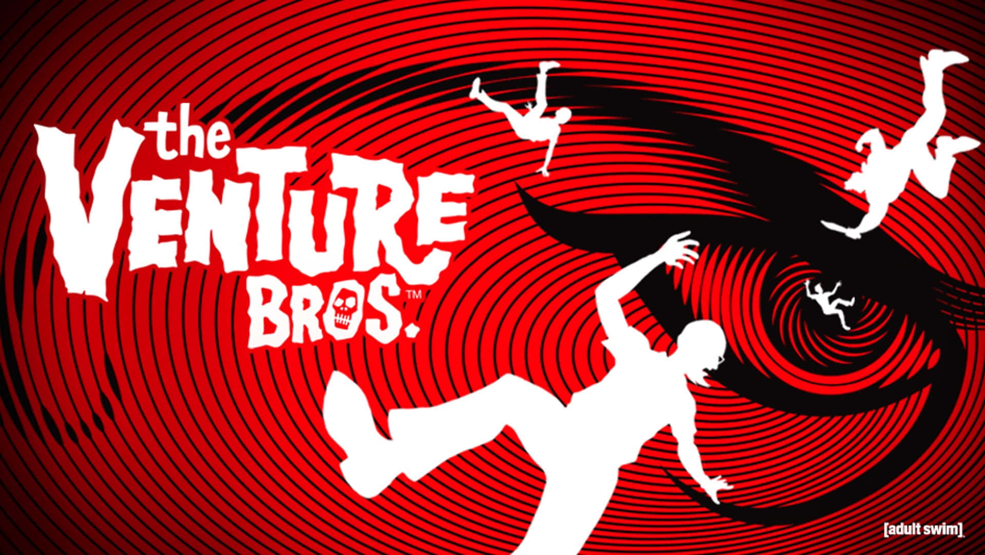 Venture Bros Red Spiral Backdrop