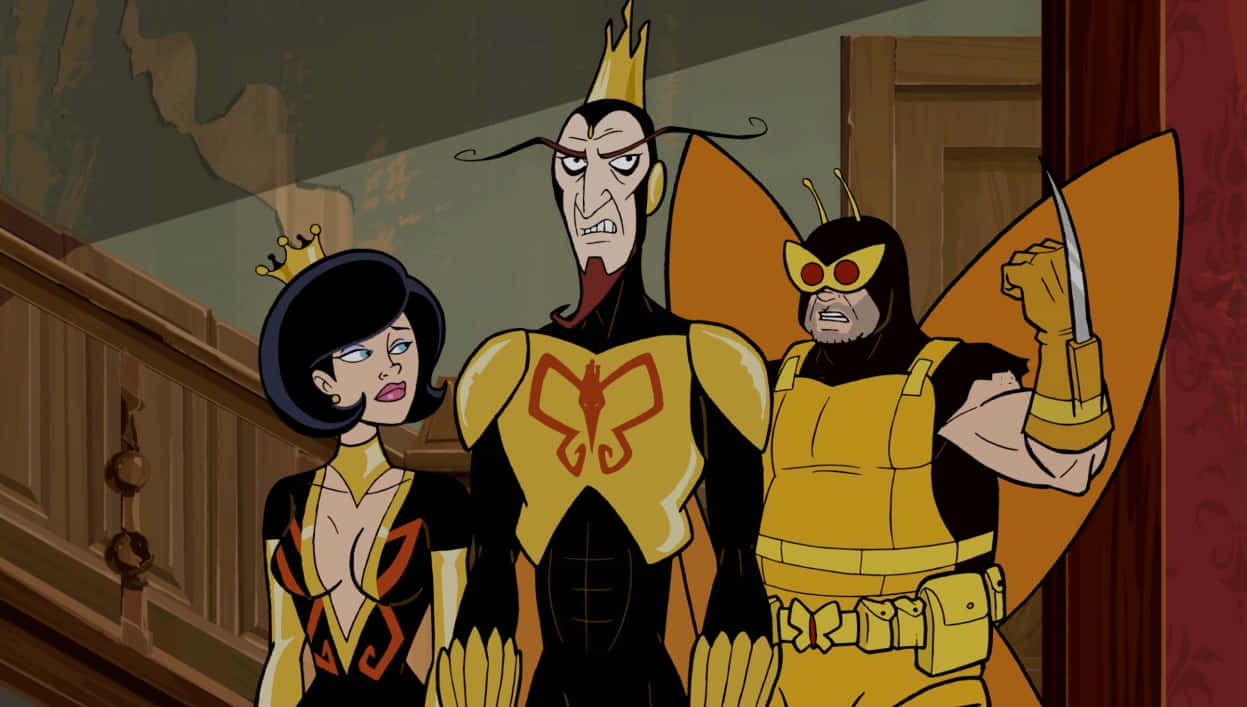 Venture Bros Villains Group Shot Background