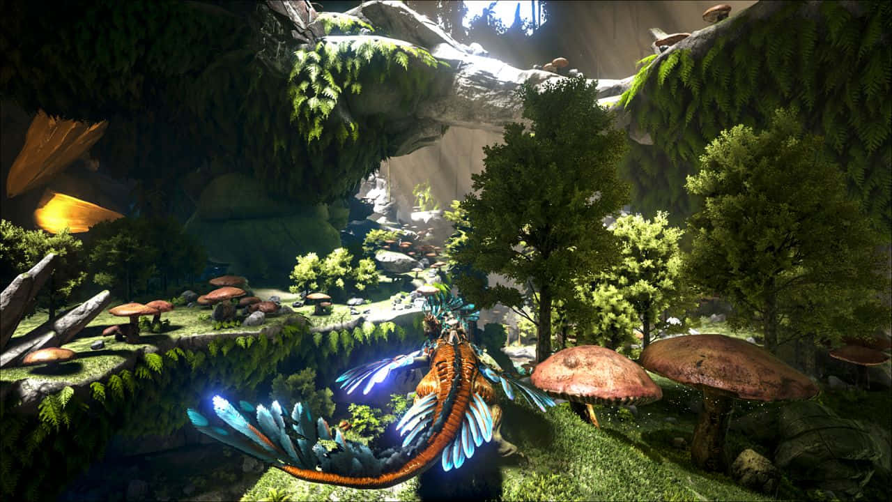 Venture Deeper Into The Post-apocalyptic World With Ark Survival 4k Background