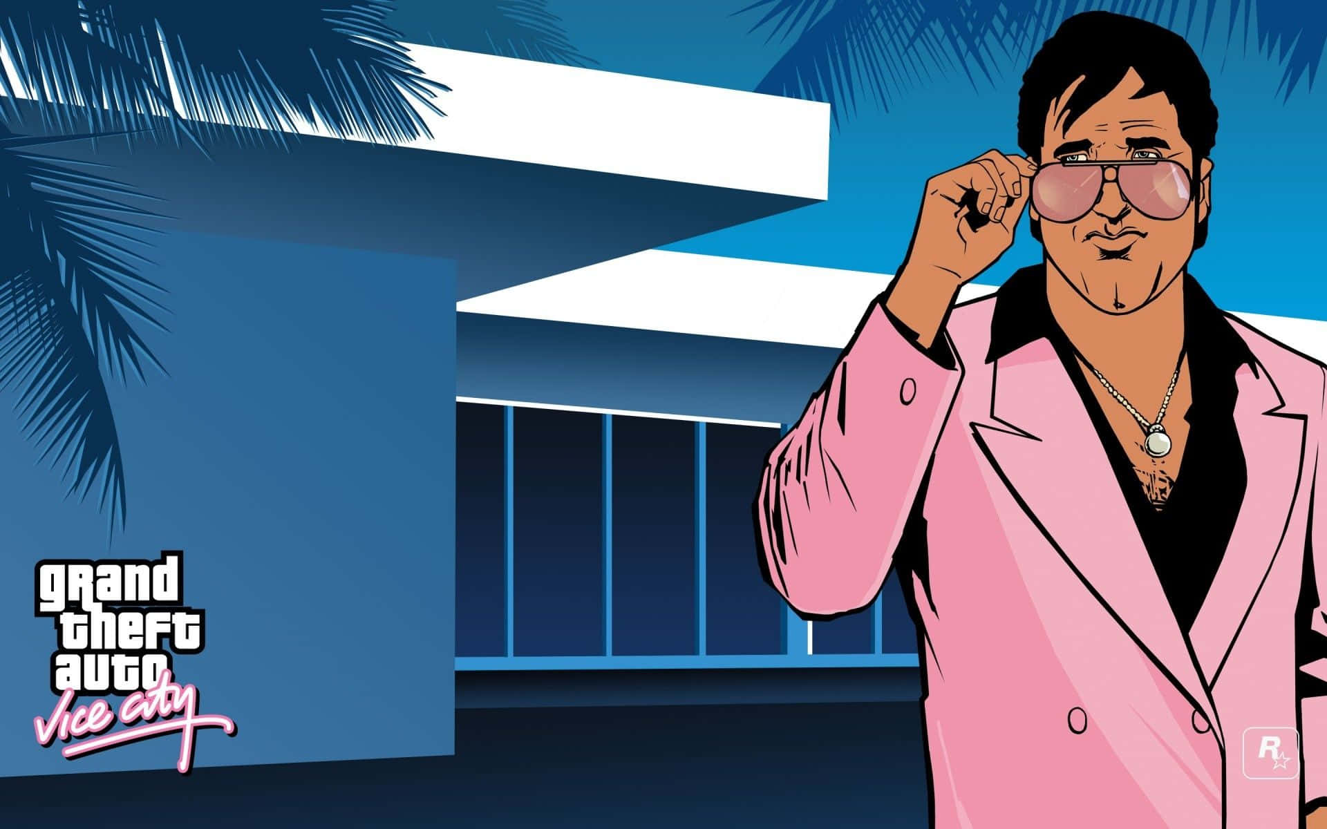Venture Into Miami In Grand Theft Auto Vice City Background
