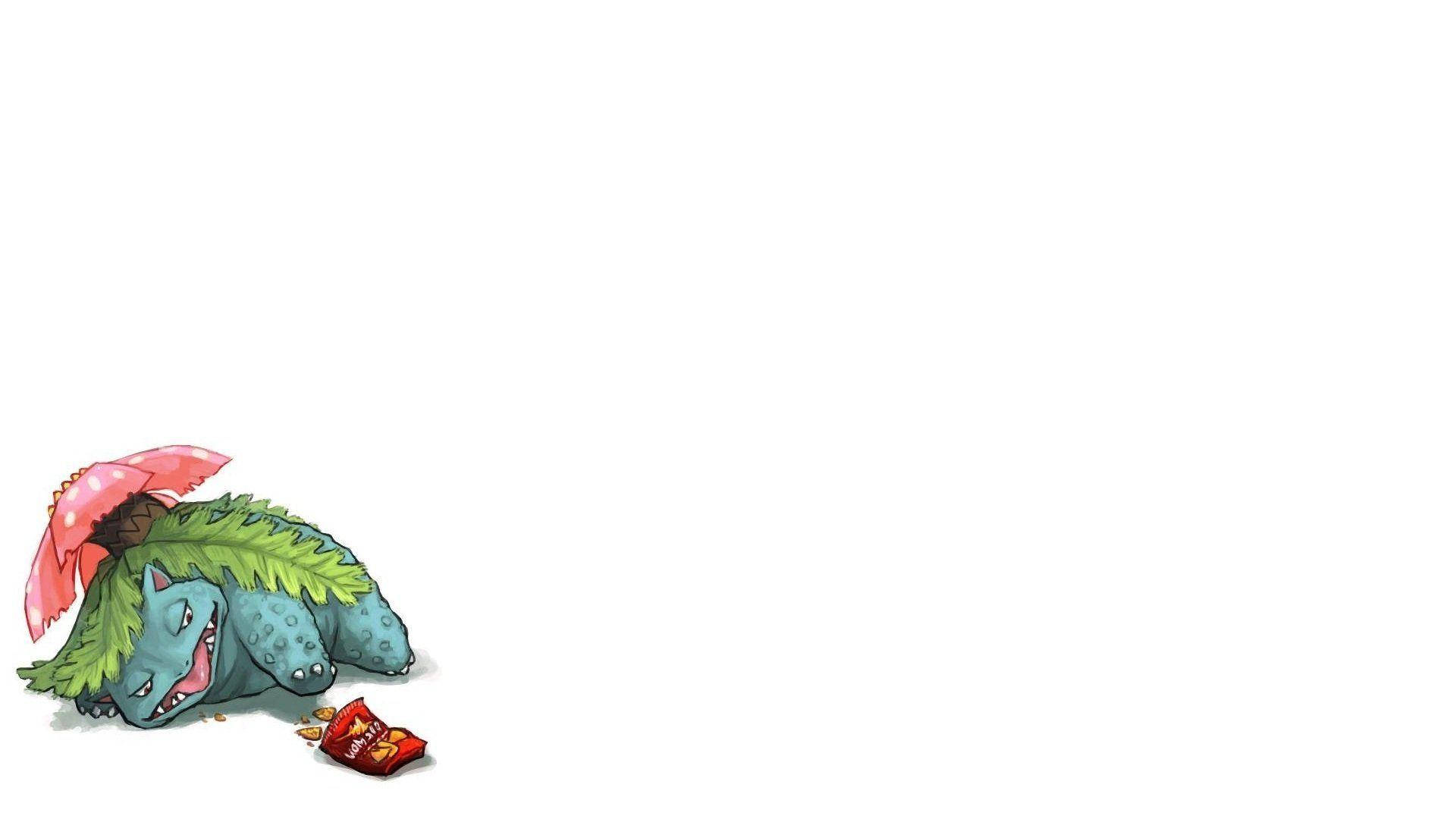 Venusaur Sleeping Doritos Background