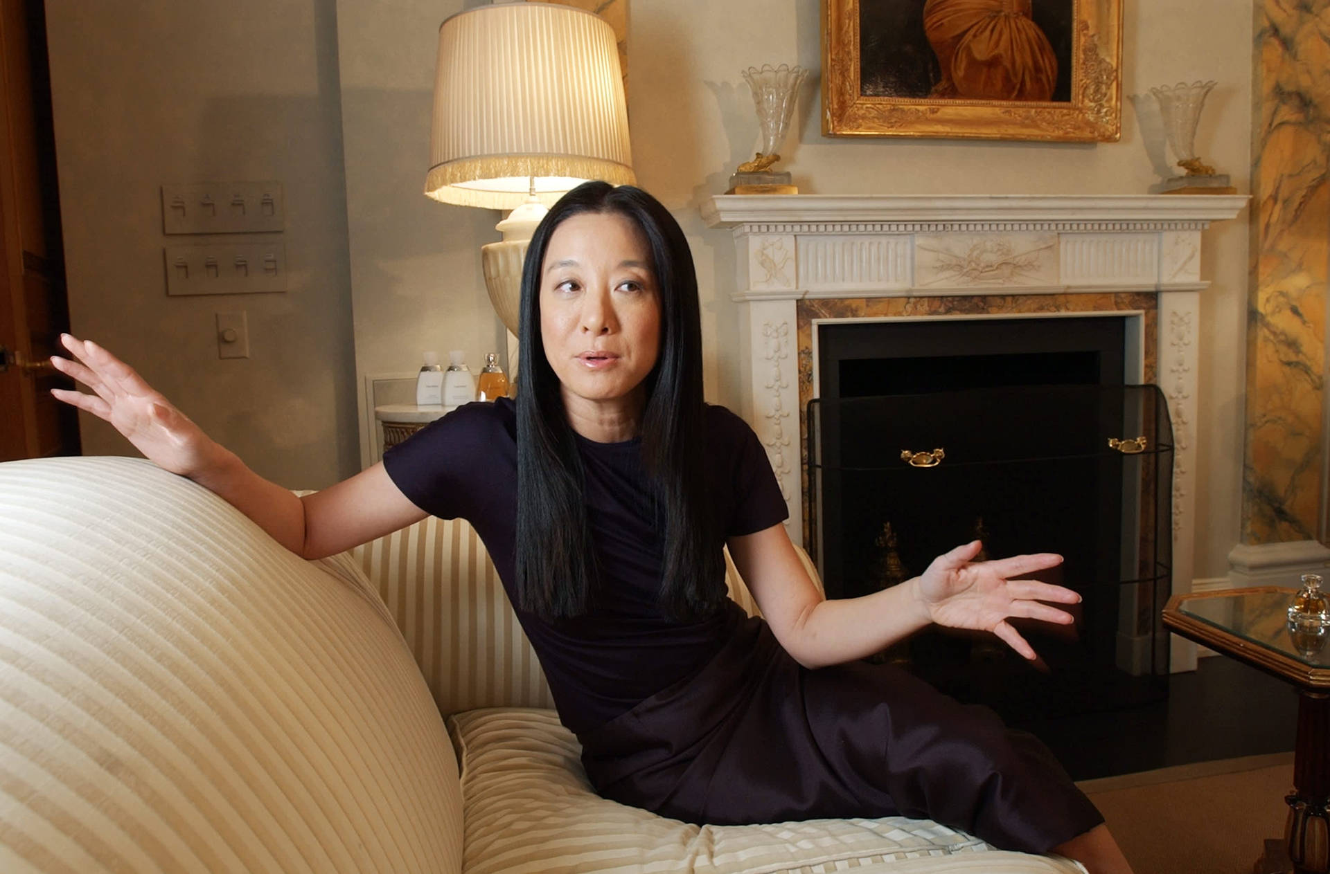 Vera Wang On Couch