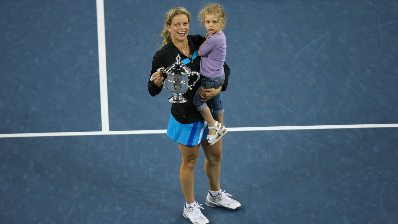 Vera Zvonareva And Daughter