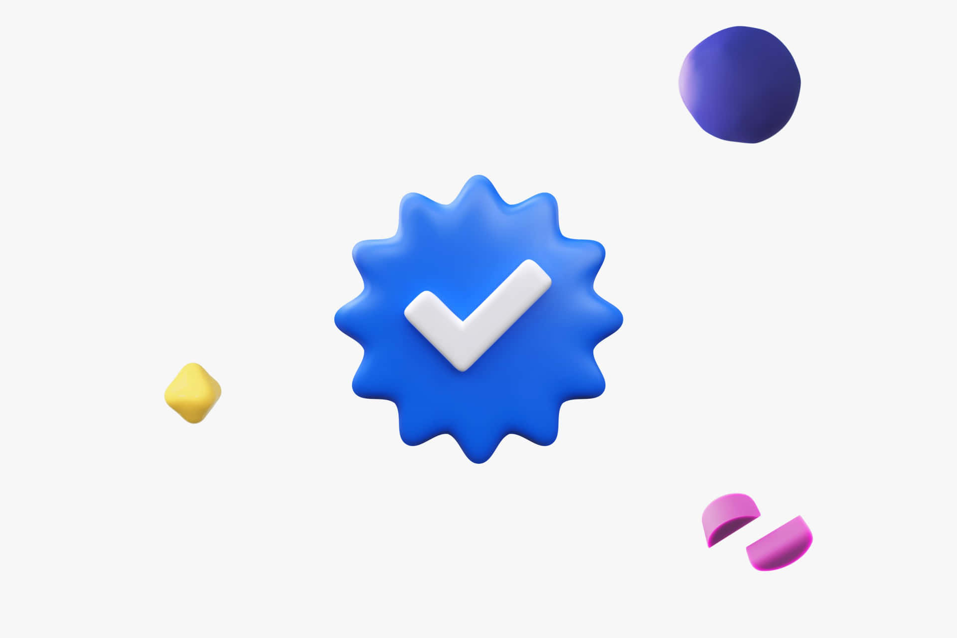 Verified Badge Concept Background