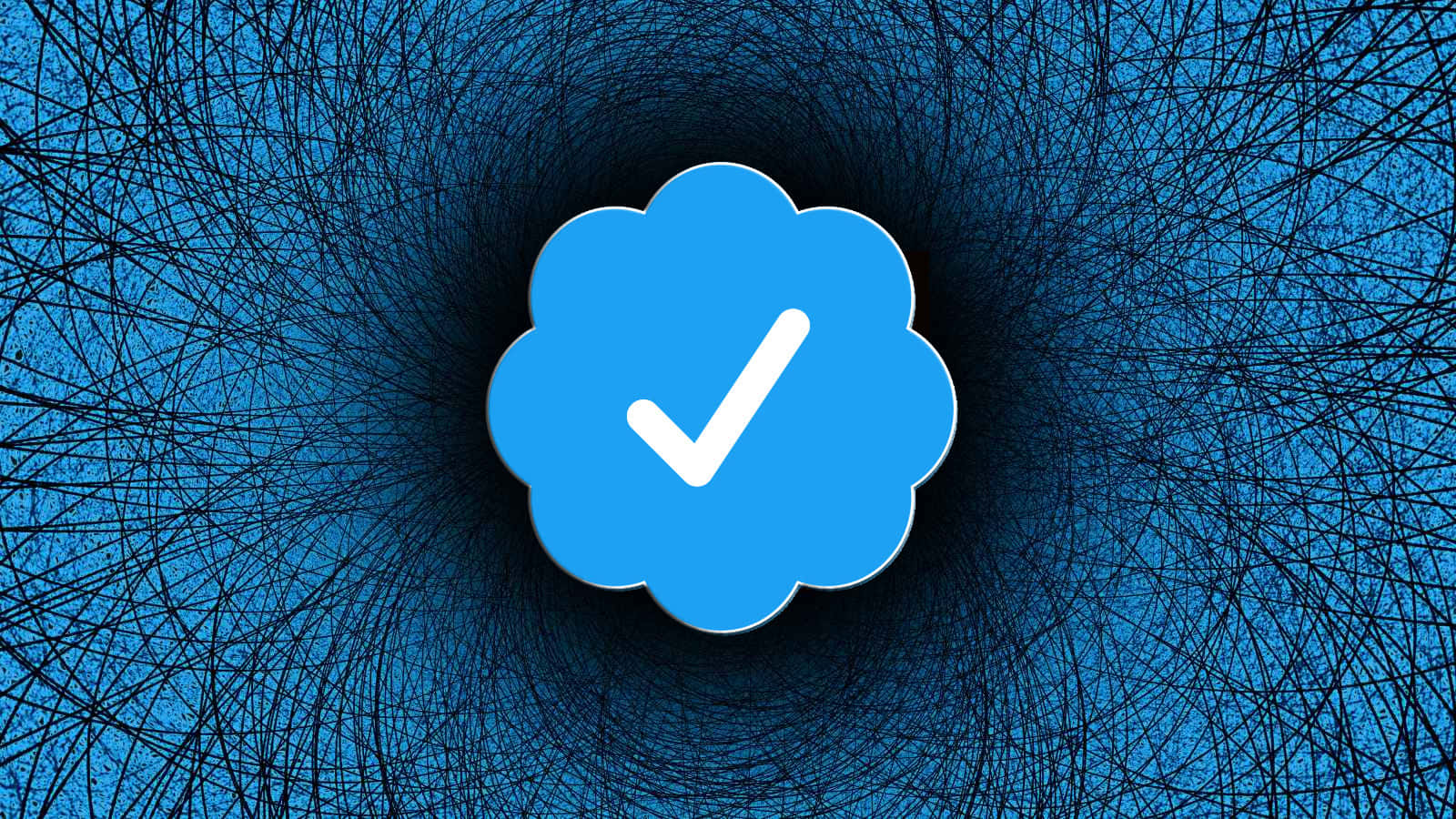 Verified Checkmark Abstract Network Background Background