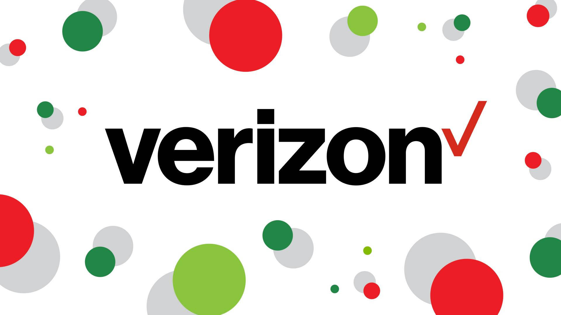 Verizon Christmas Design Background