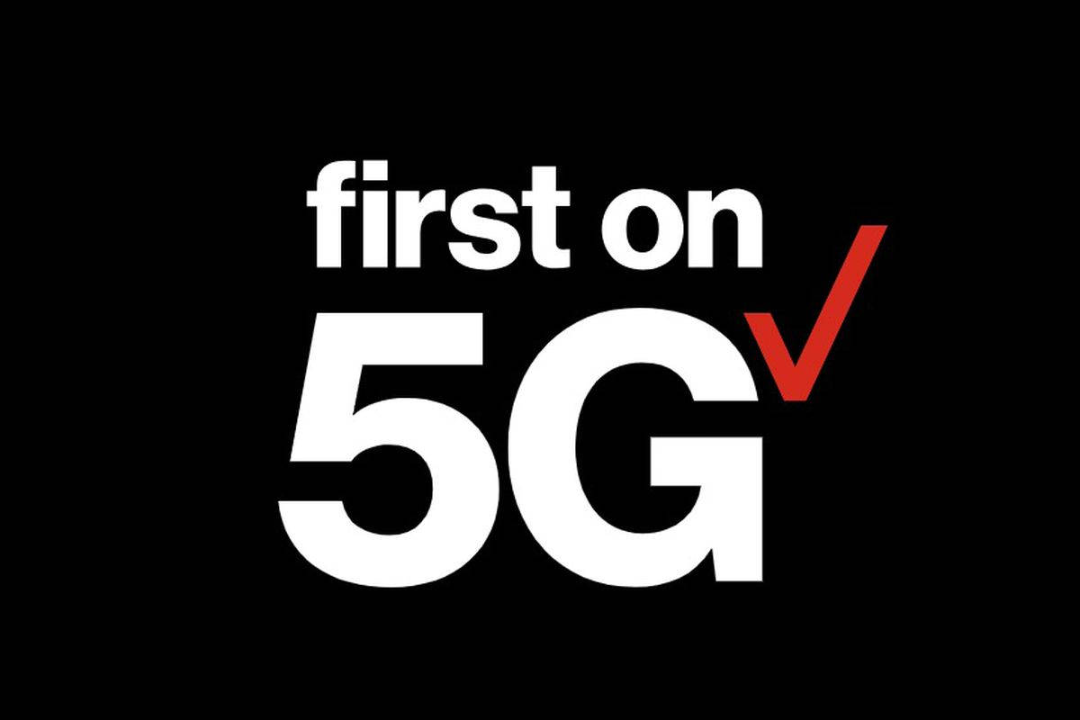 Verizon First On 5g Background
