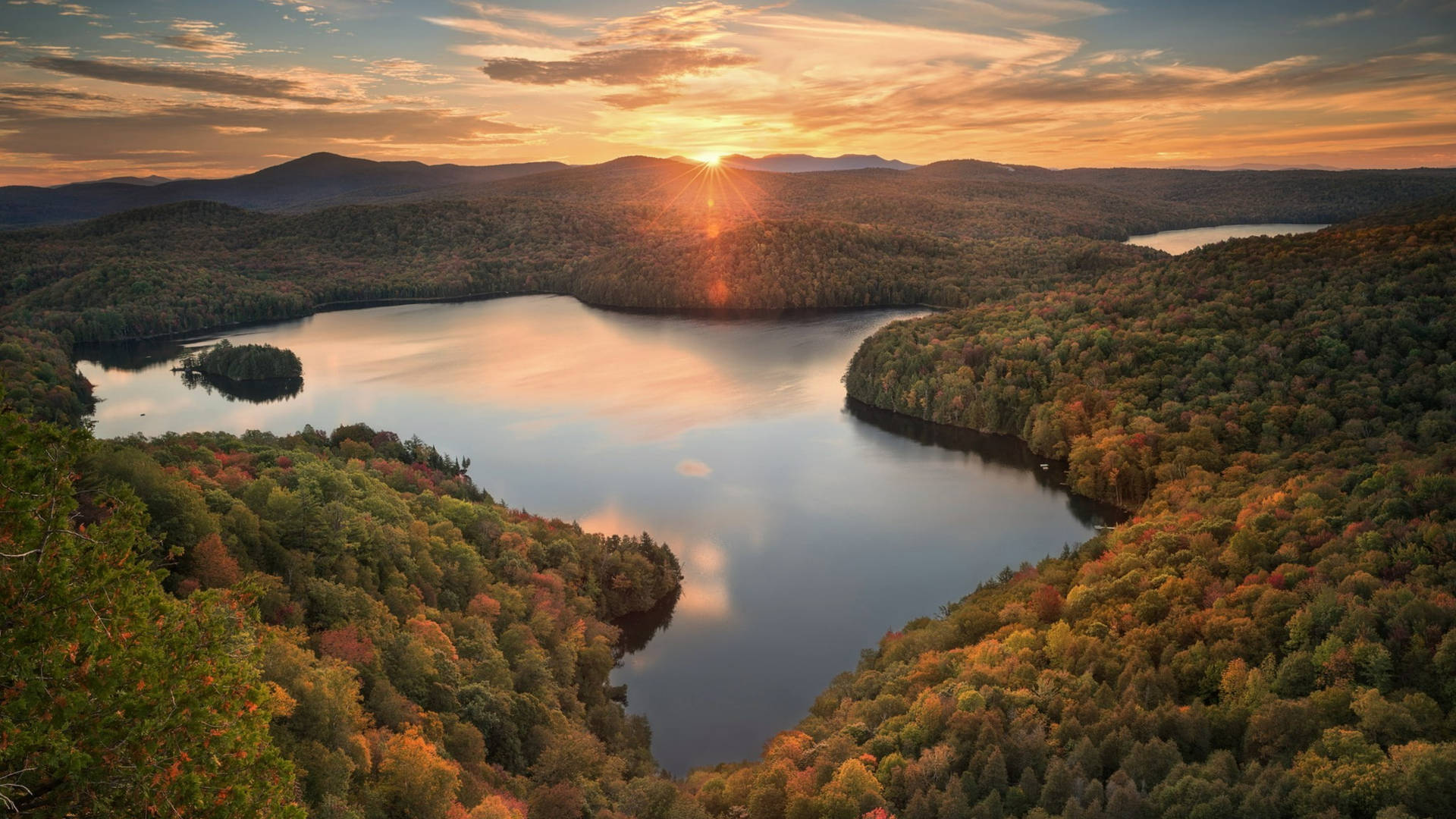 Vermont Nichols Pond Sunrise