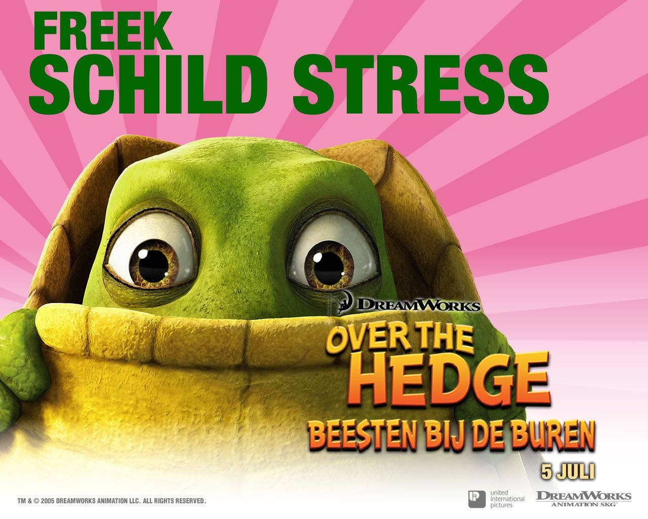 Verne In Shell The Hedge Poster