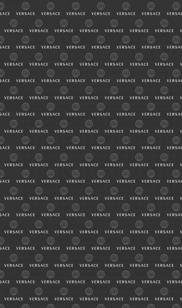 Versace Iphone Black And White Pattern Background