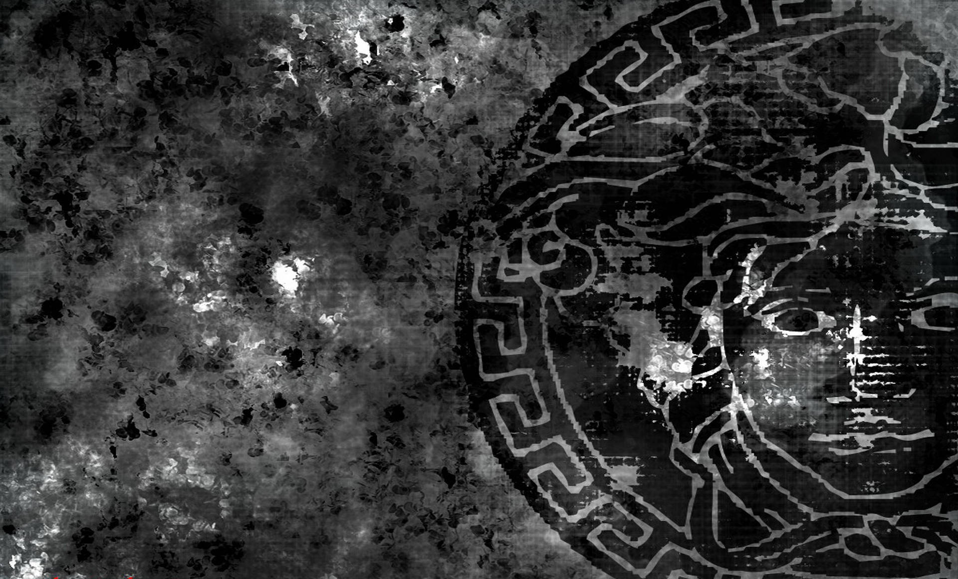 Versace Logo Mosaic Classic Art Background