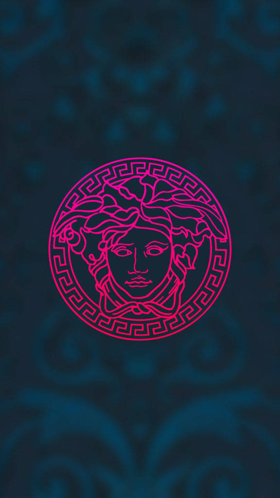 Versace Logo Simple Phone Background