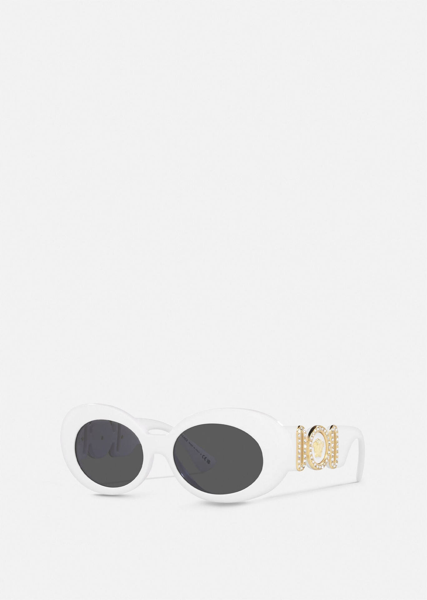 Versace Medusa Biggie Oval Sunglasses Background