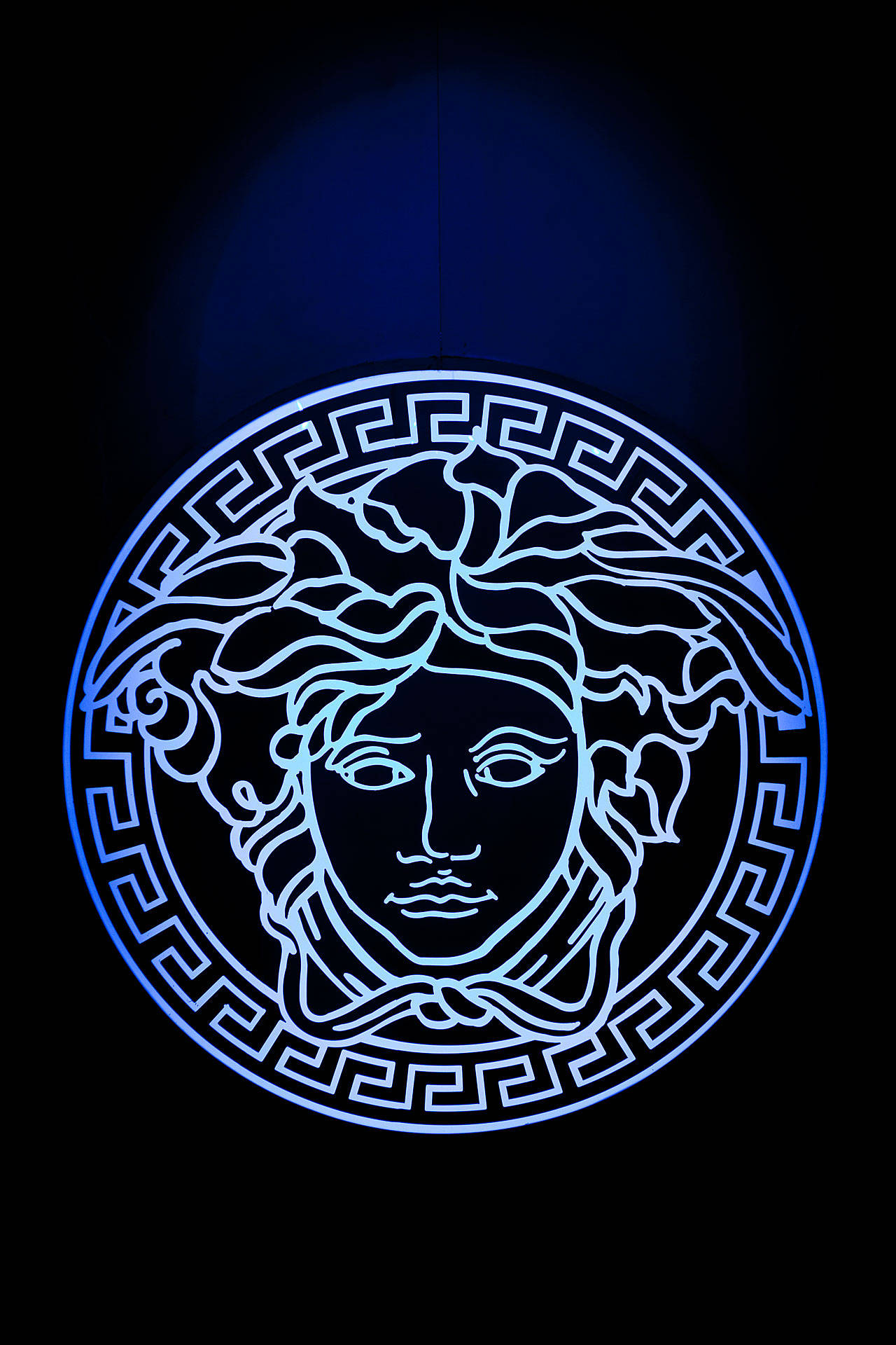 Versace Men Logo Black Portrait Background