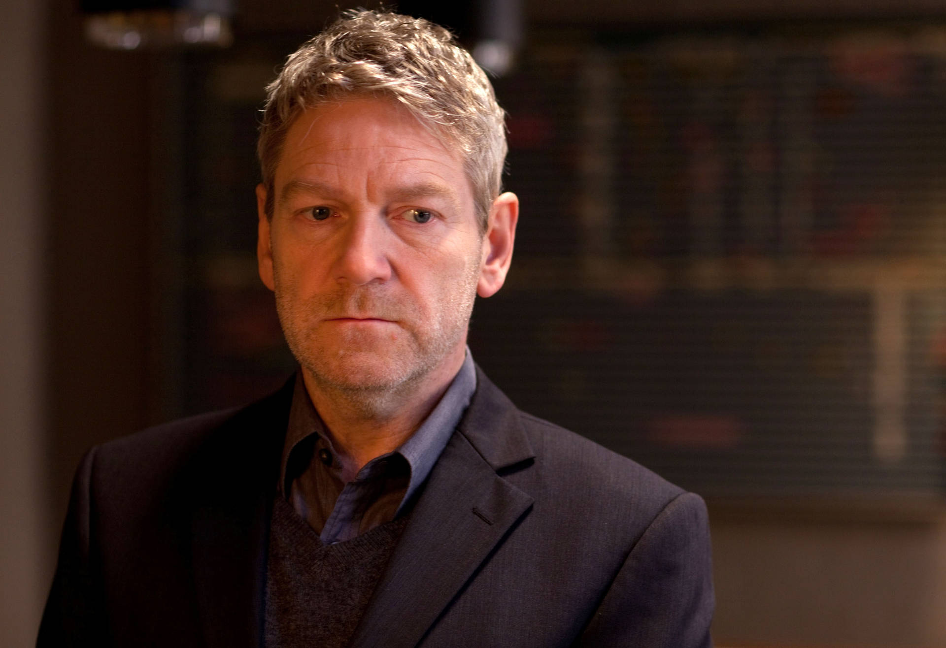 Versatile Actor Kenneth Branagh In Deep Thought