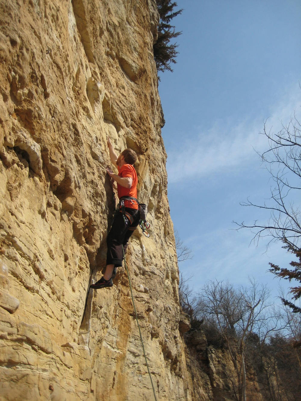 Vertical Ascend Sport Climbing Background