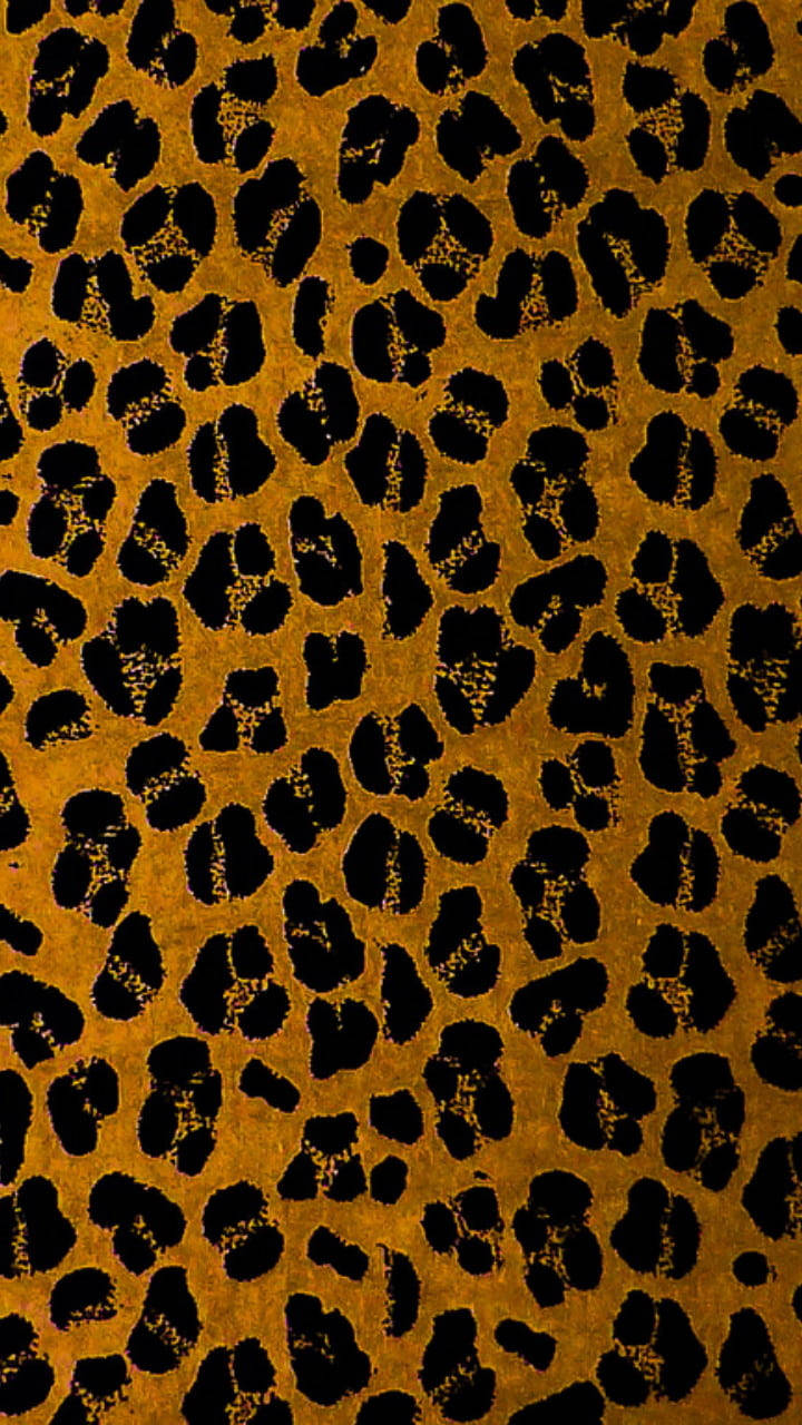 Vertical Cheetah Print Background